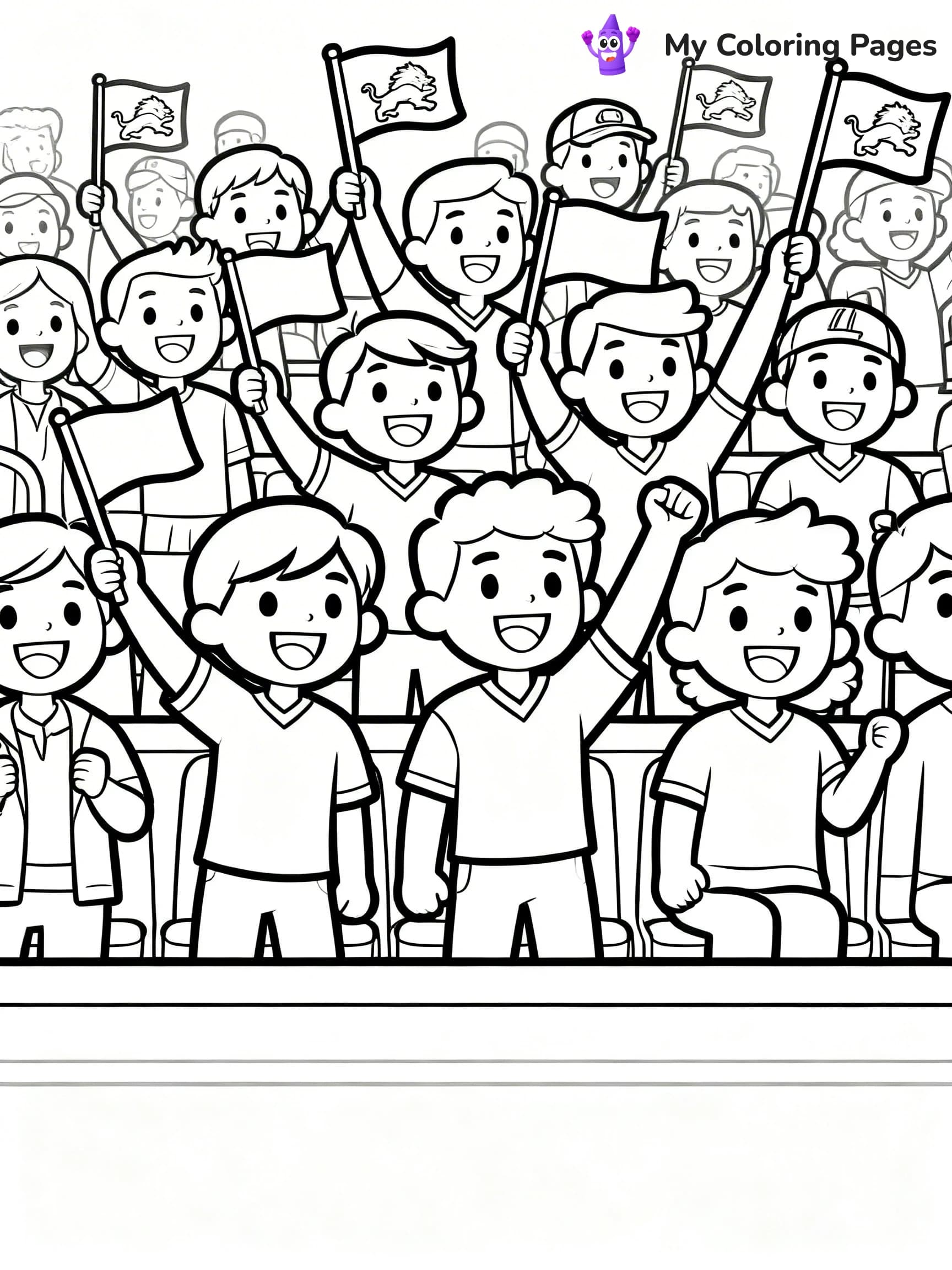 Detroit Lions Coloring Pages - 3