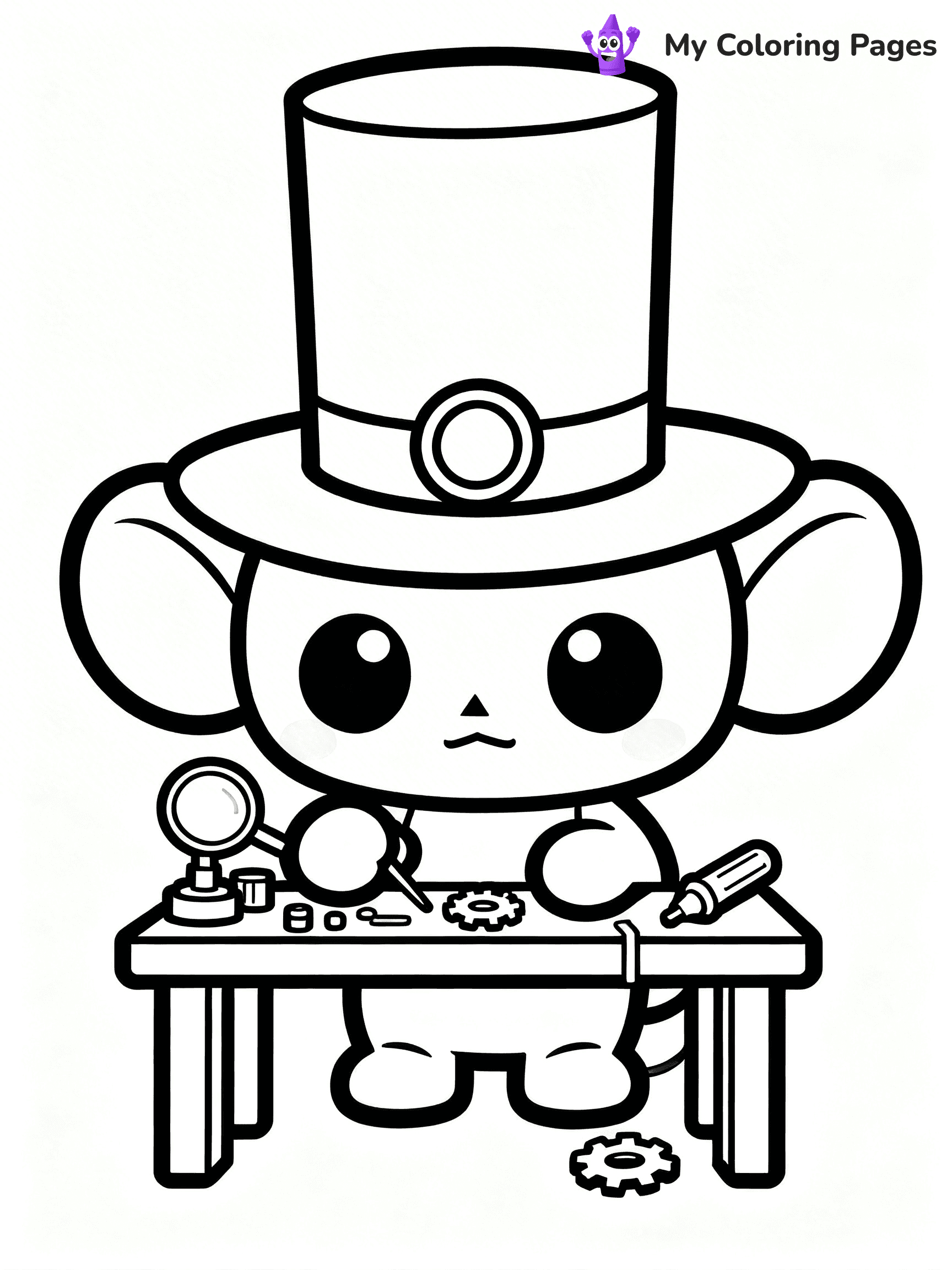 Tamagotchi Coloring Pages - 21