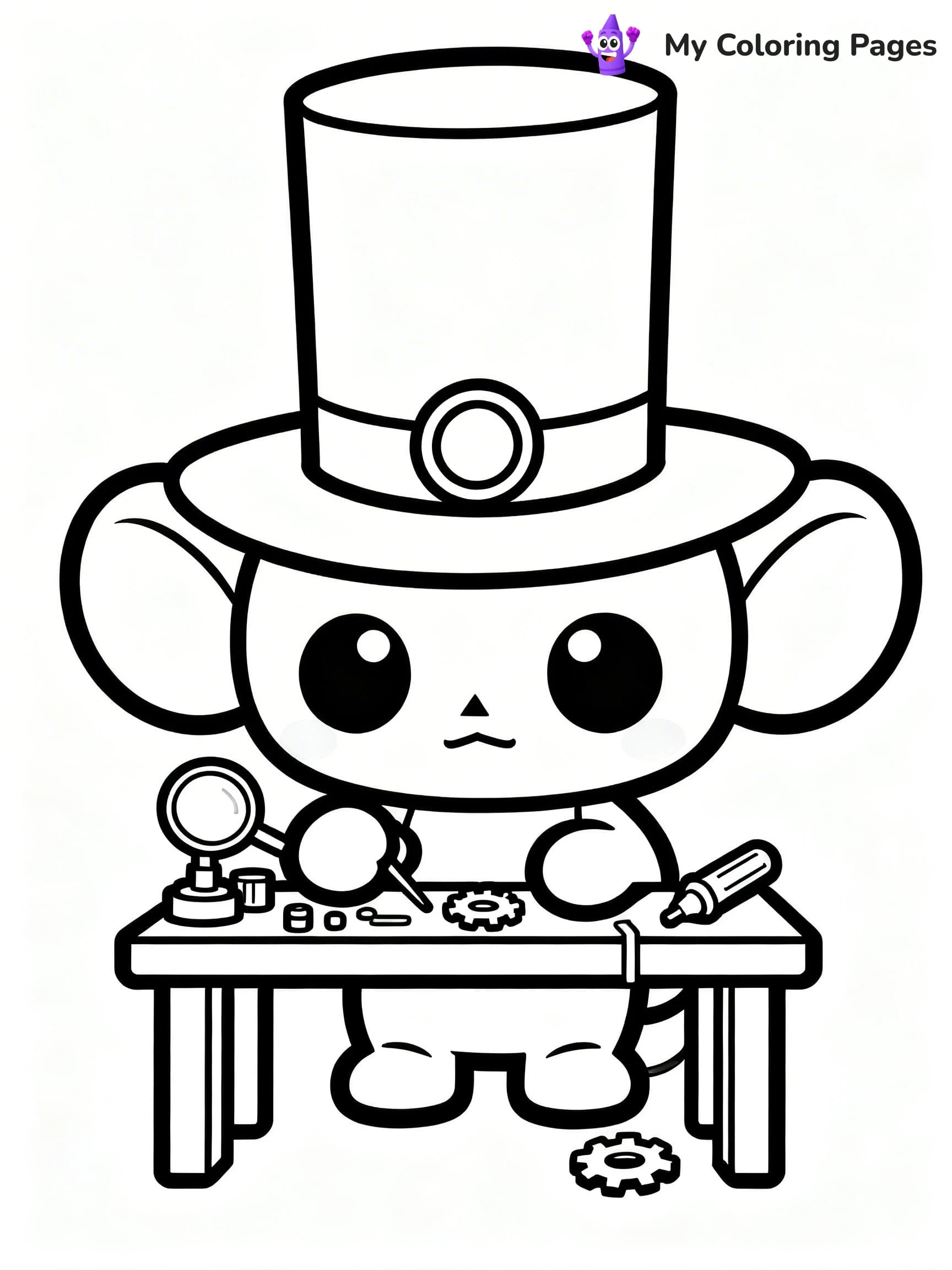 Tamagotchi Coloring Pages - 17