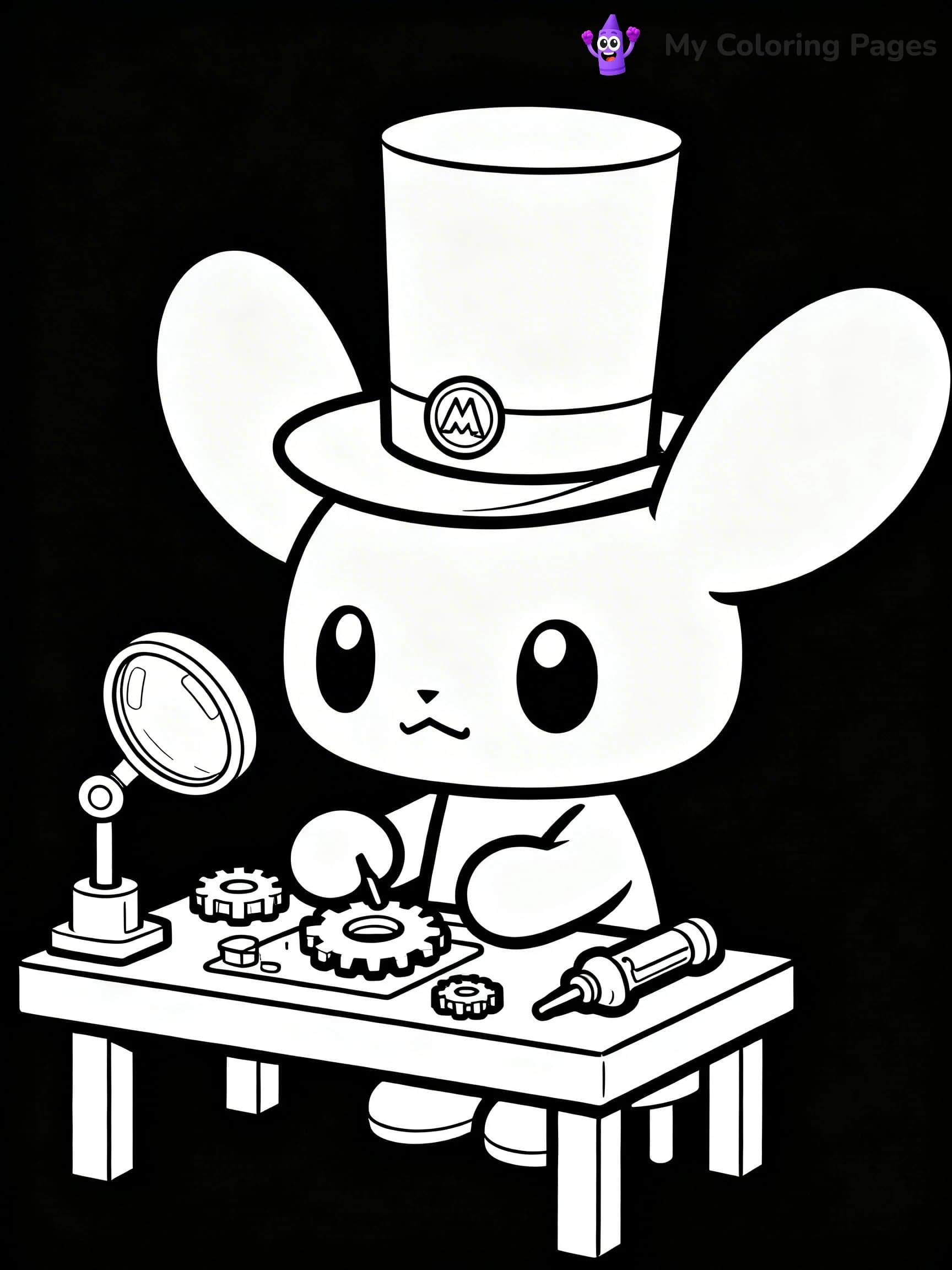 Tamagotchi Coloring Pages - 16