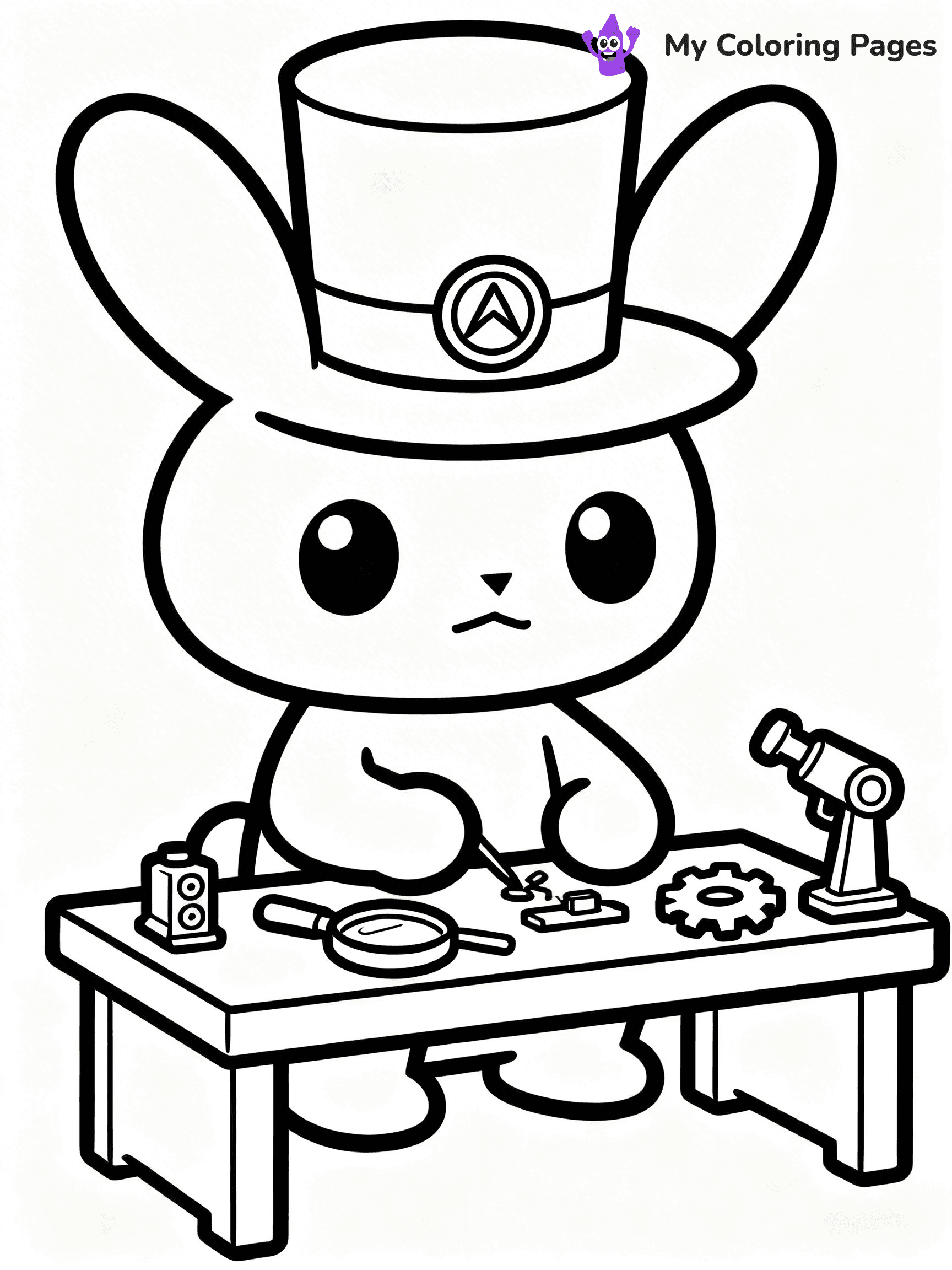 Tamagotchi Coloring Pages - 18