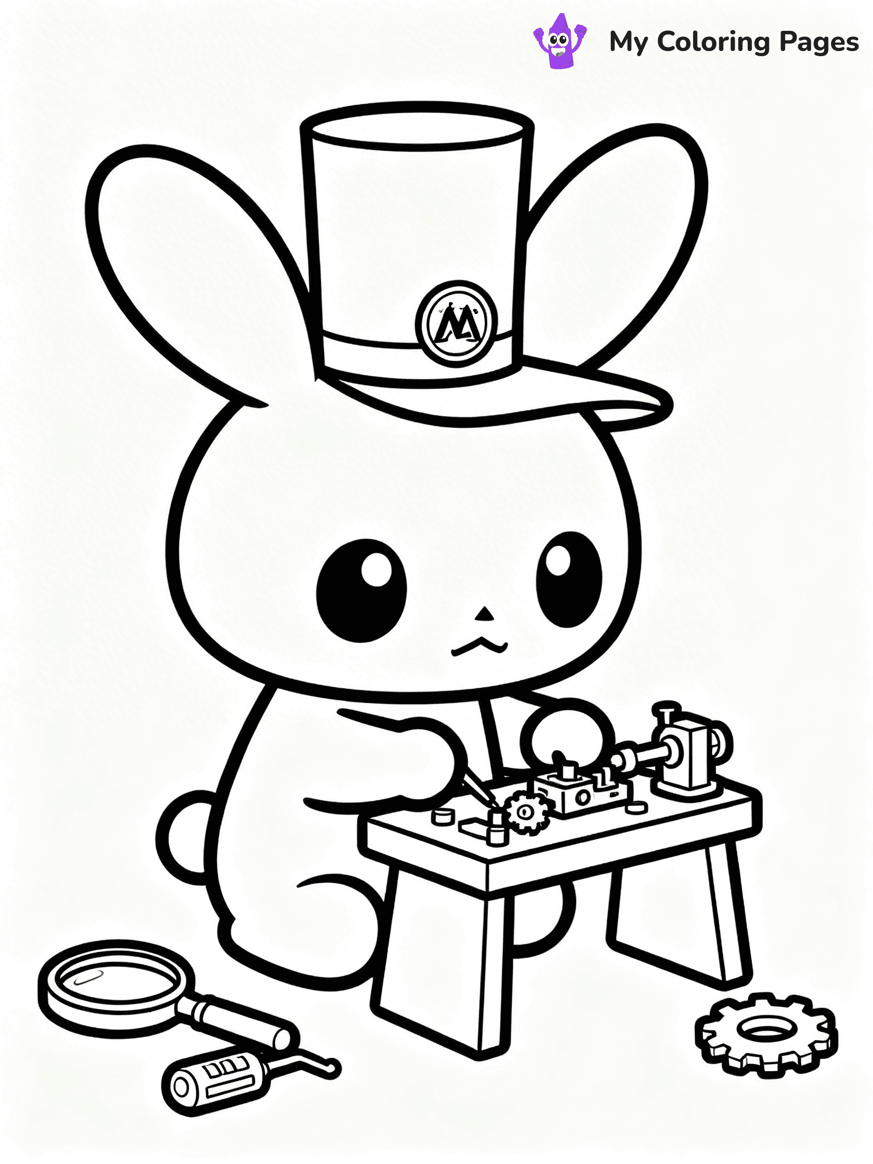 Tamagotchi Coloring Pages - 17