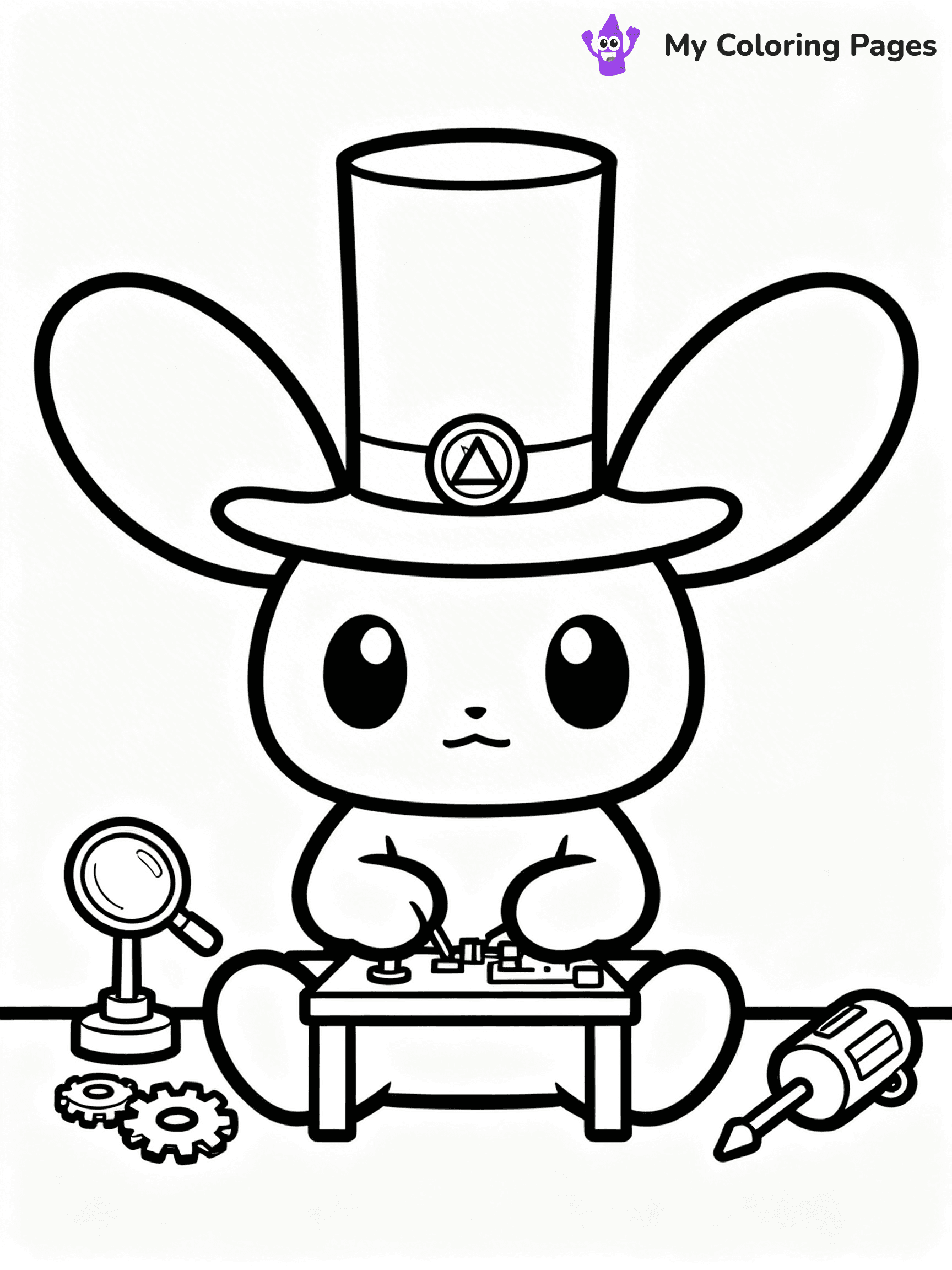 Tamagotchi Coloring Pages - 16
