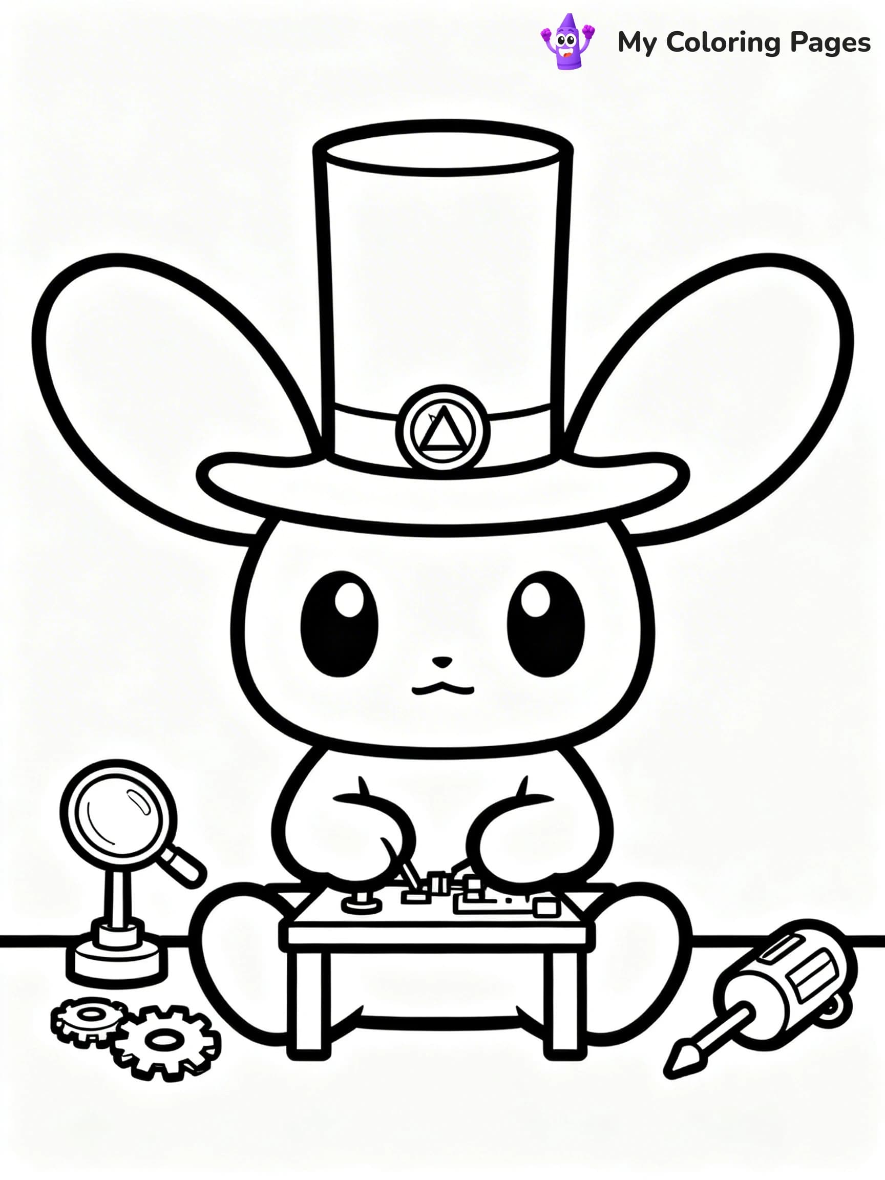 Tamagotchi Coloring Pages - 13