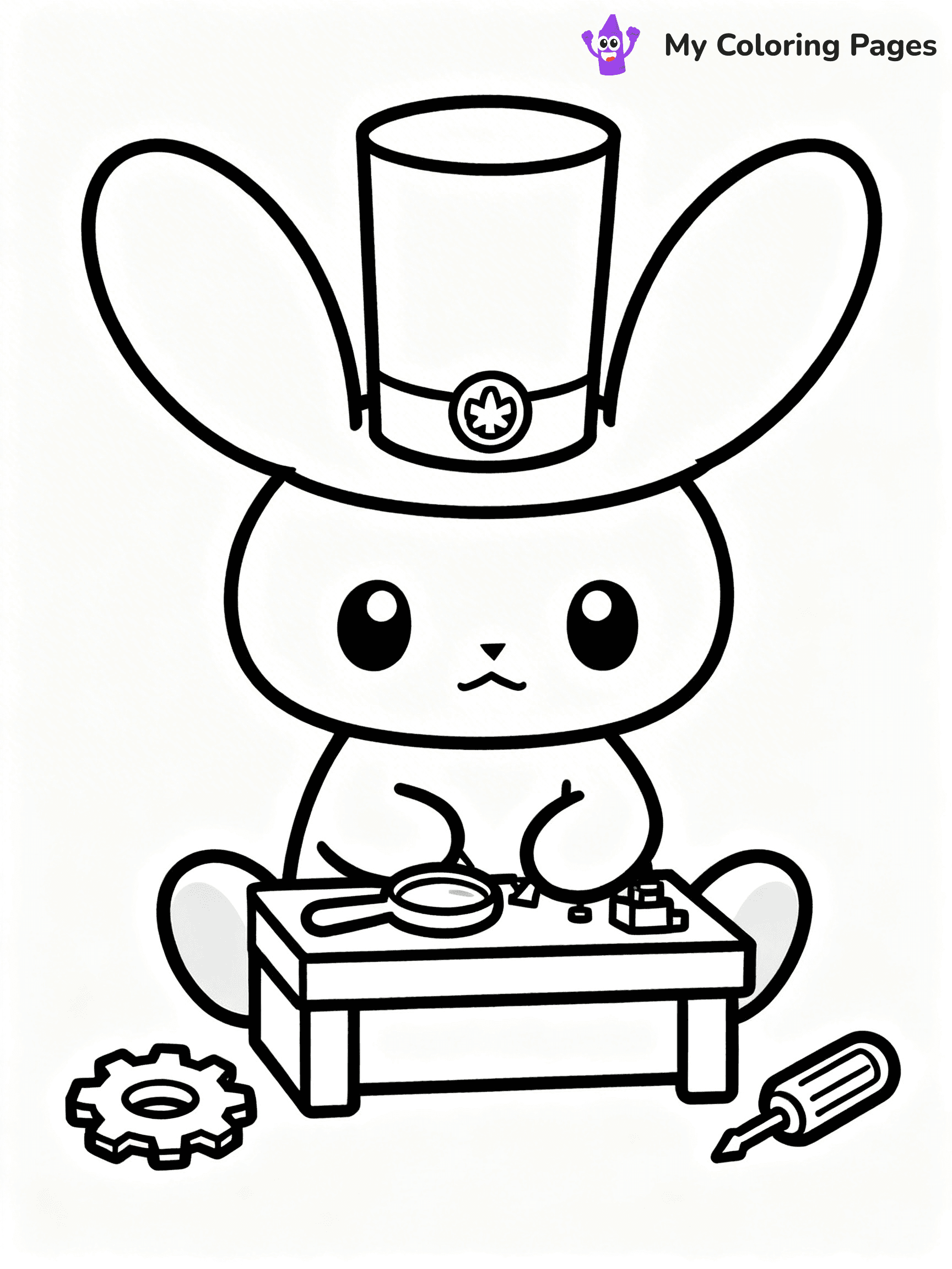 Tamagotchi Coloring Pages - 15