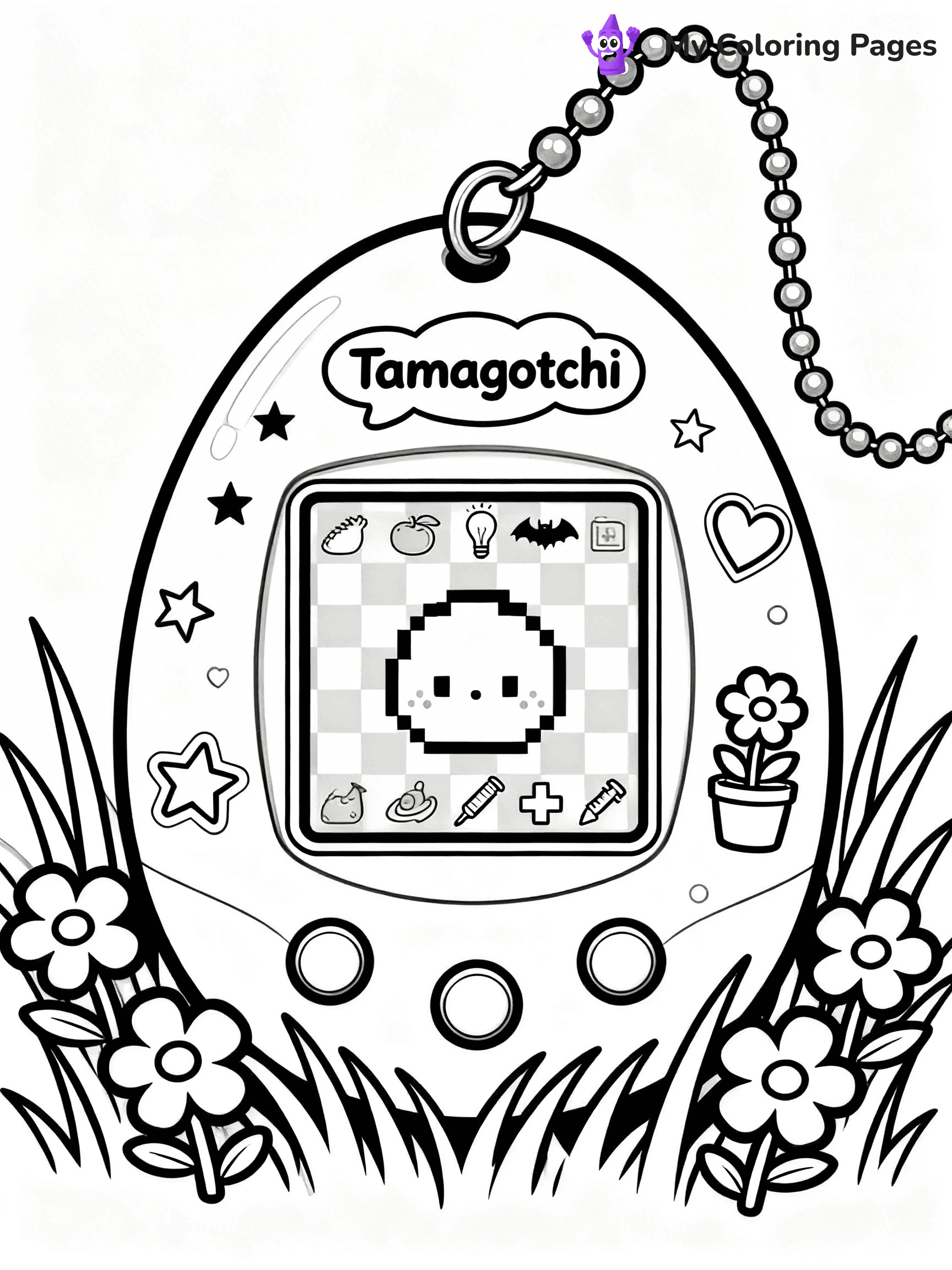 Tamagotchi Coloring Pages - 10
