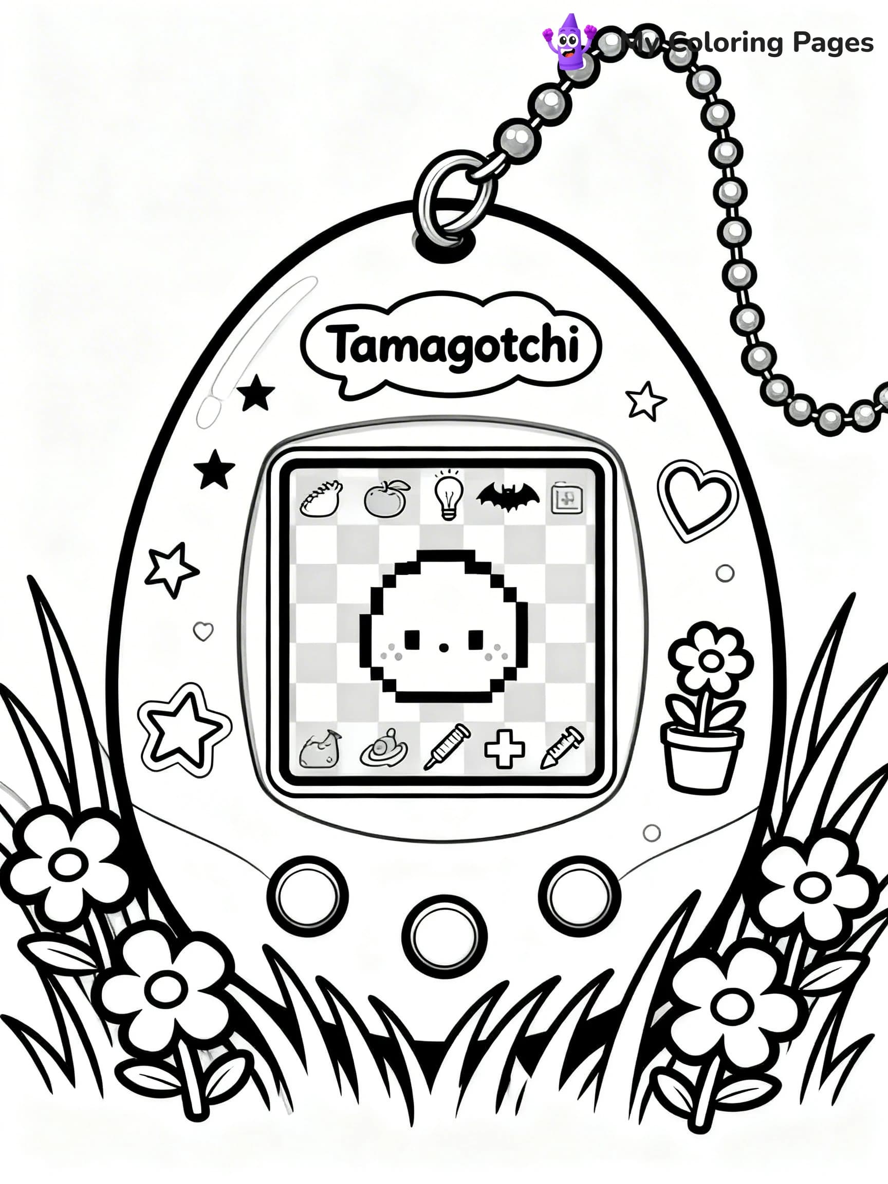 Tamagotchi Coloring Pages - 9
