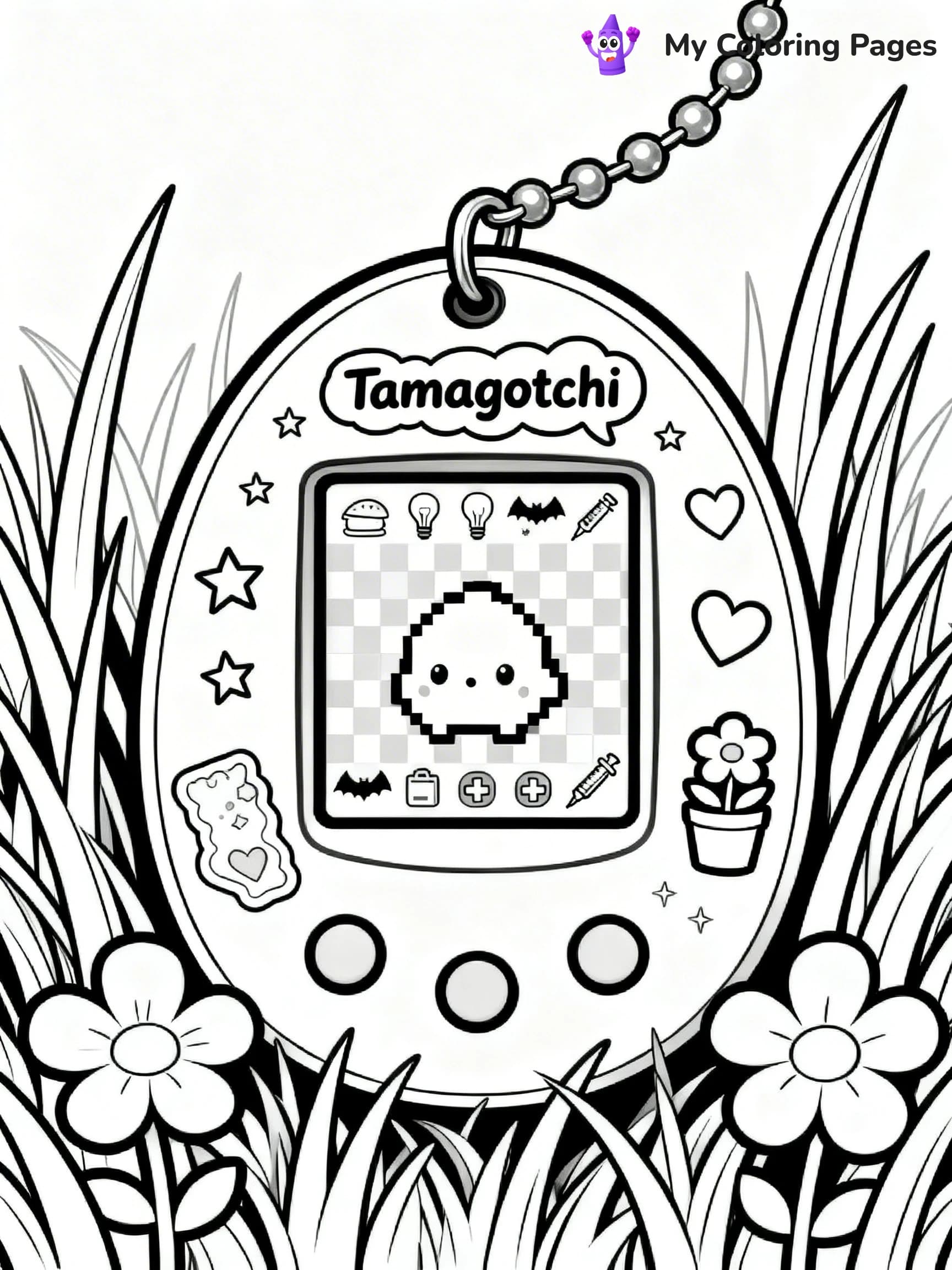 Tamagotchi Coloring Pages - 8