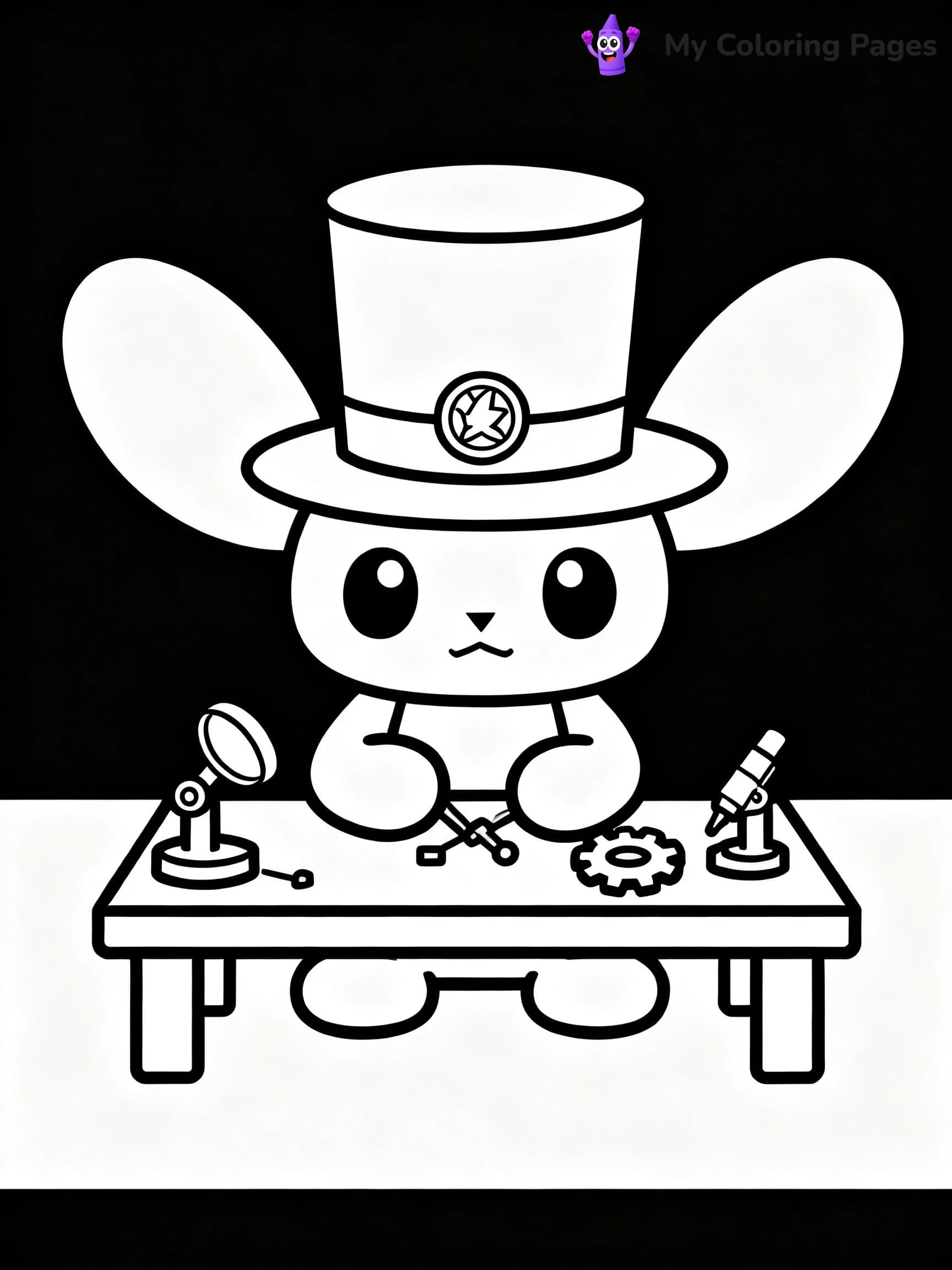 Tamagotchi Coloring Pages - 24