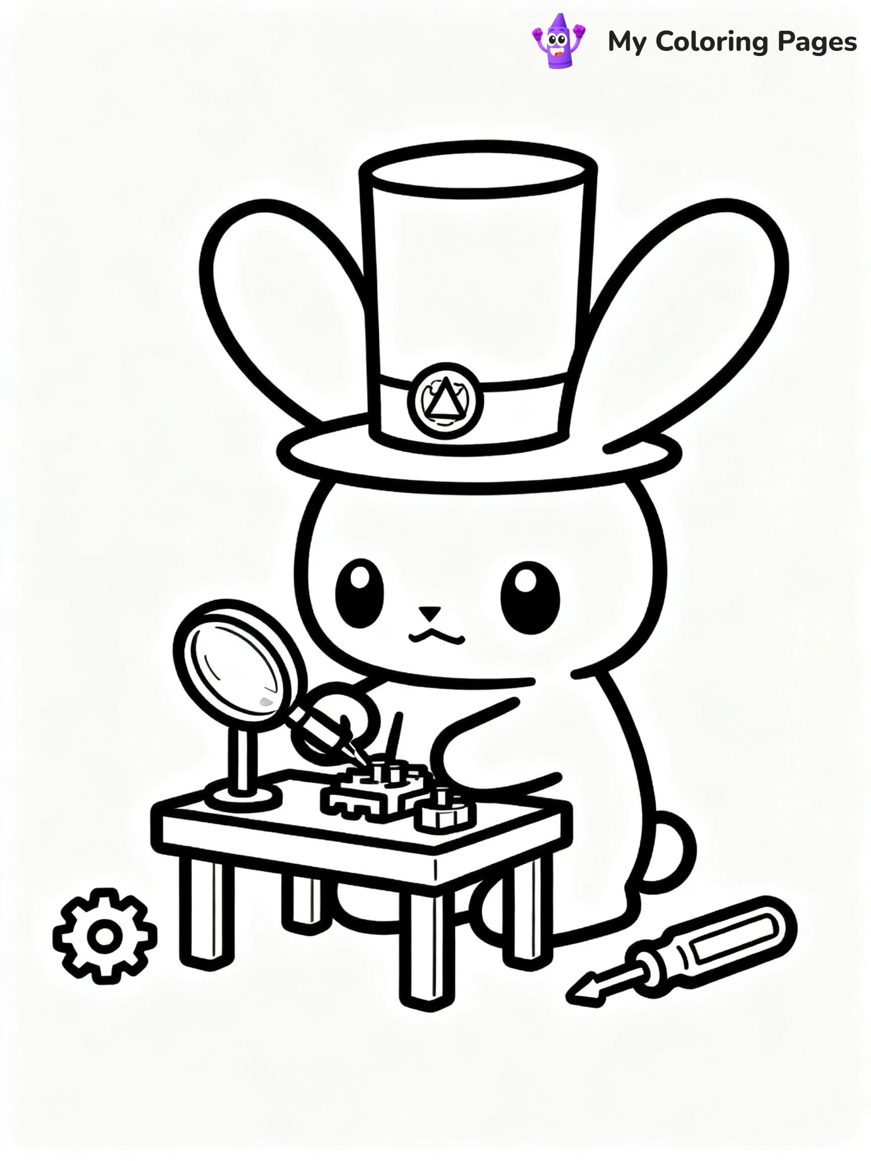 Tamagotchi Coloring Pages - 23