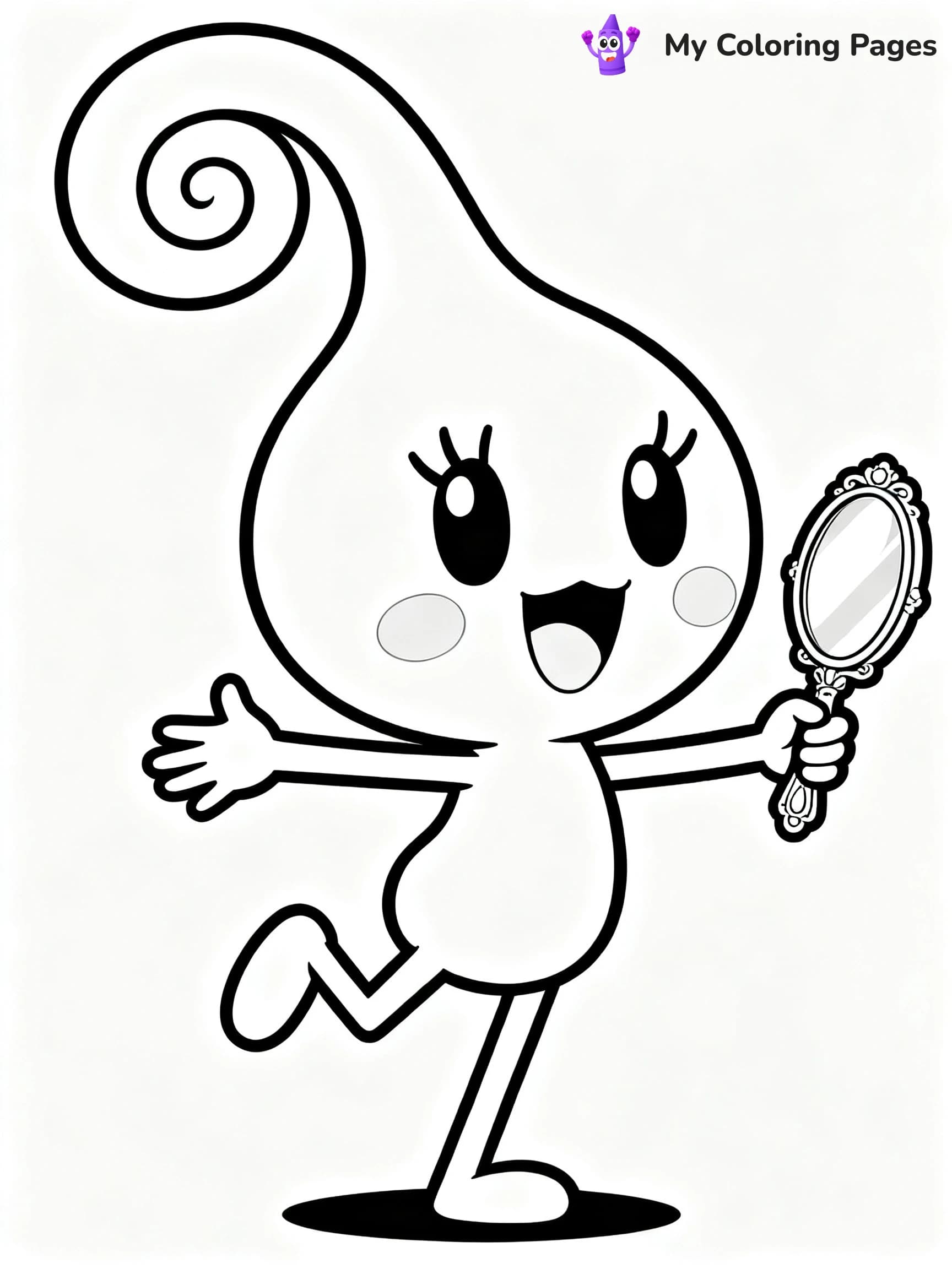 Tamagotchi Coloring Pages - 19