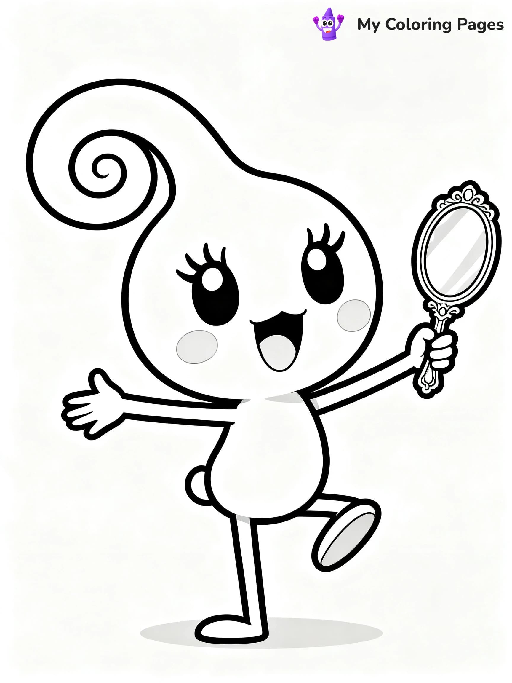 Tamagotchi Coloring Pages - 17