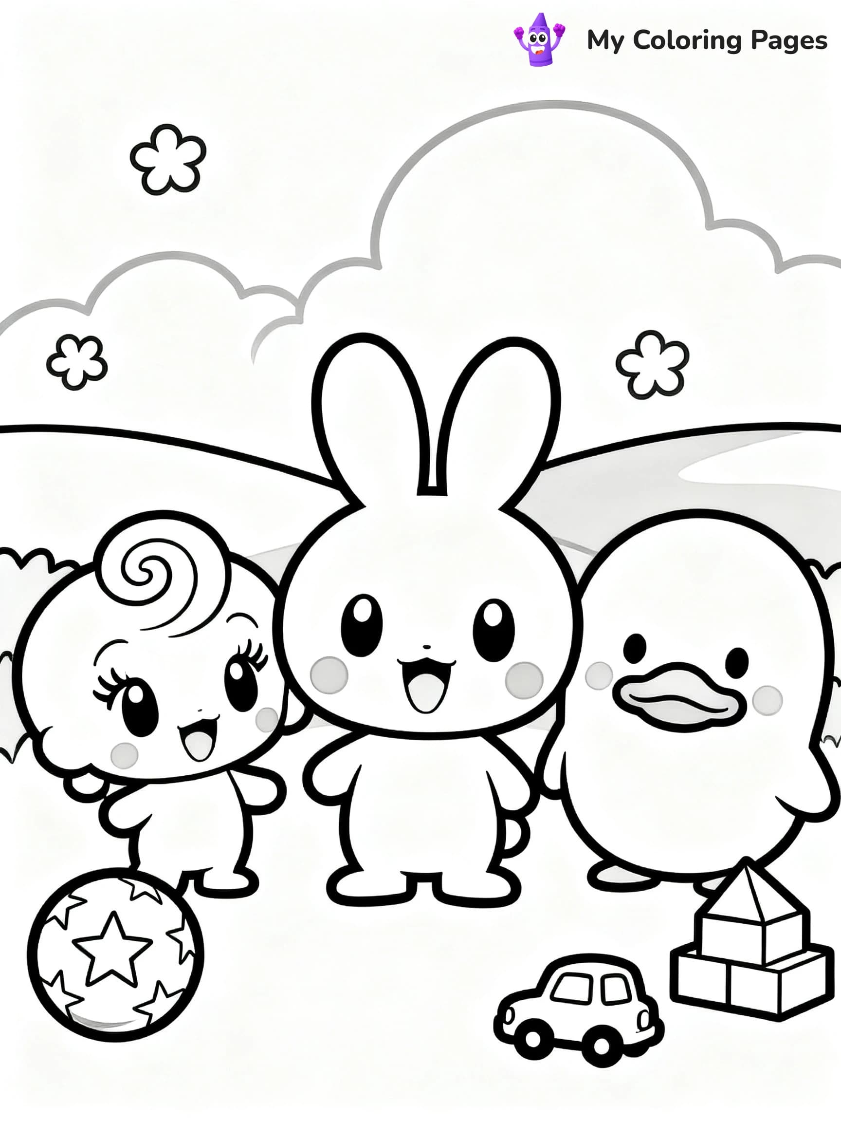Tamagotchi Coloring Pages - 11