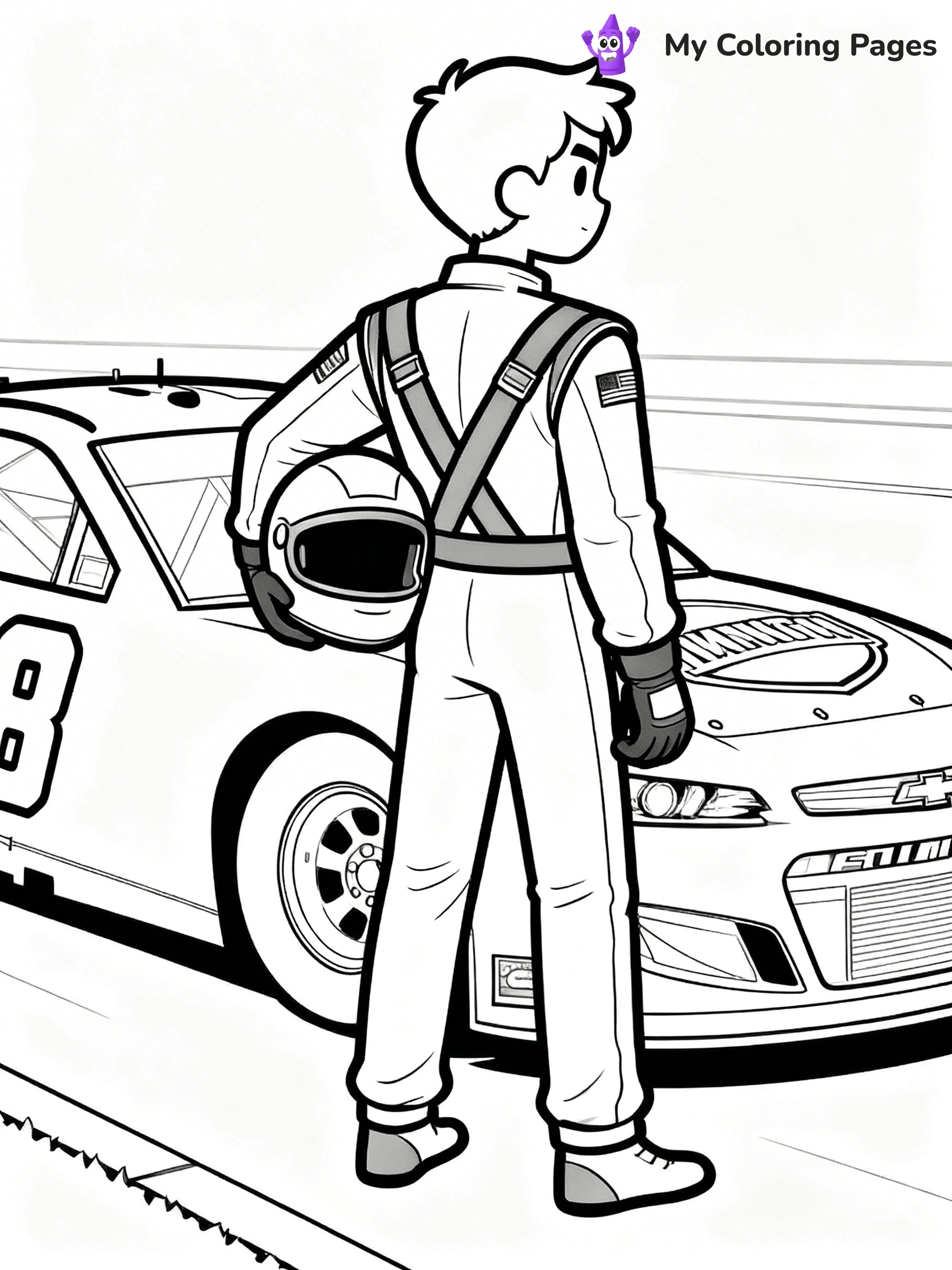 Nascar Coloring Pages - 18