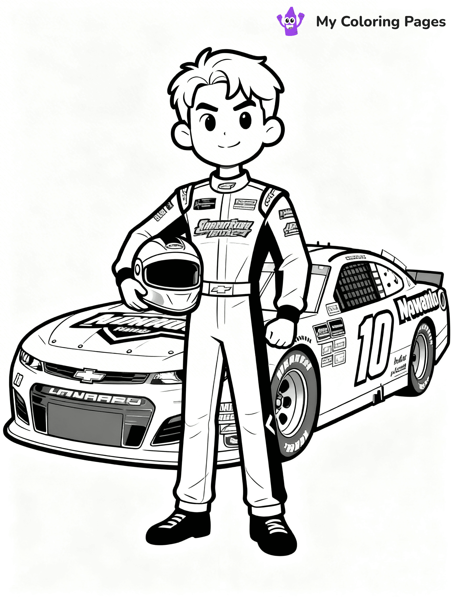 Nascar Coloring Pages - 17