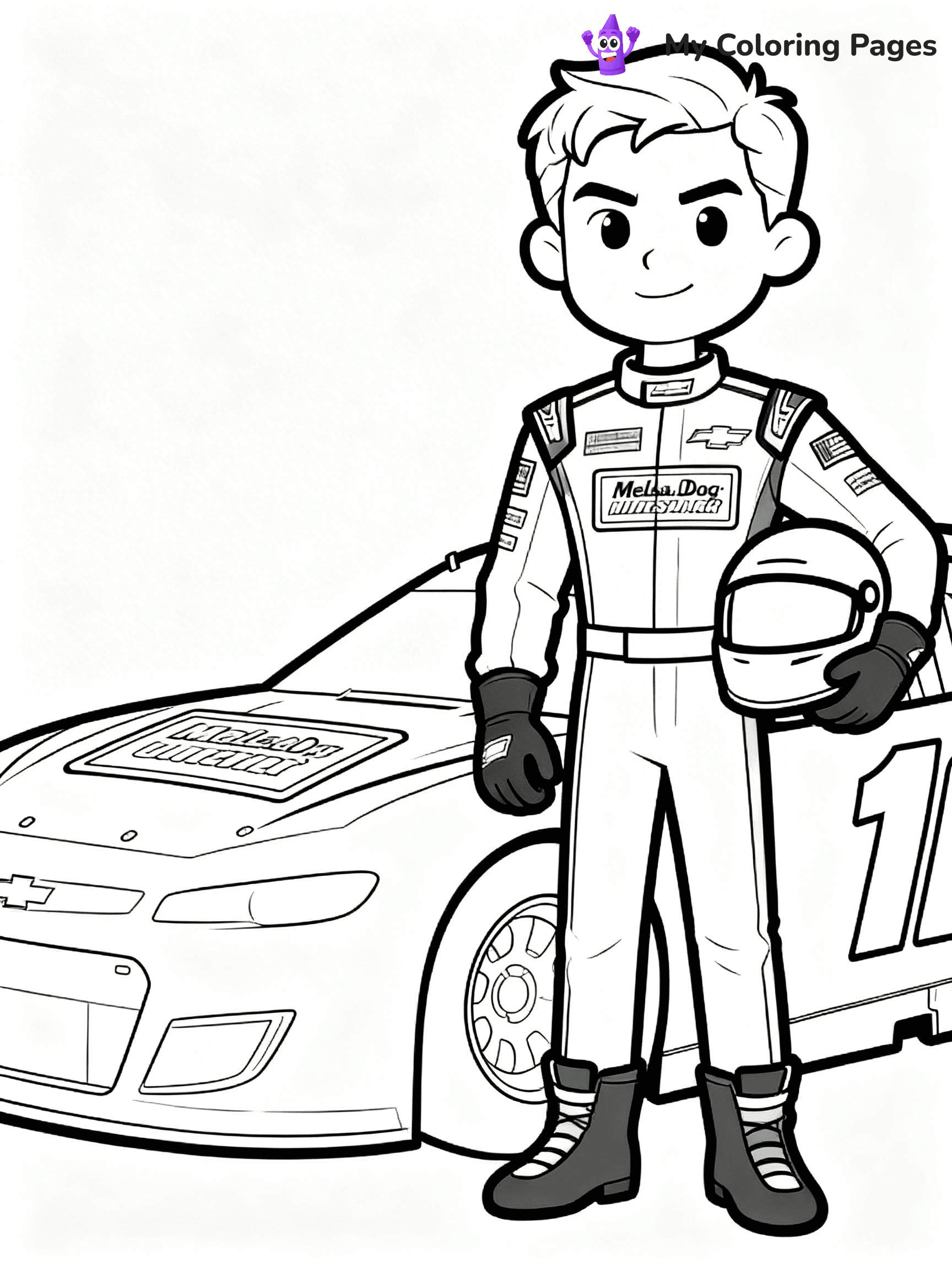 Nascar Coloring Pages - 16