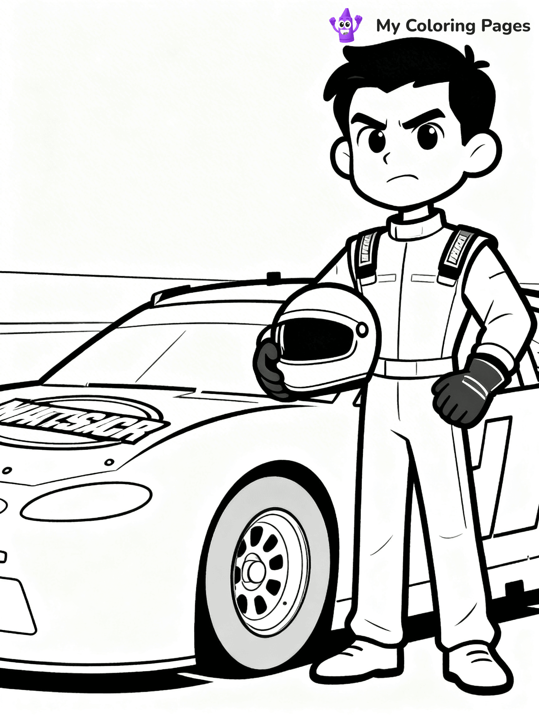 Nascar Coloring Pages - 15