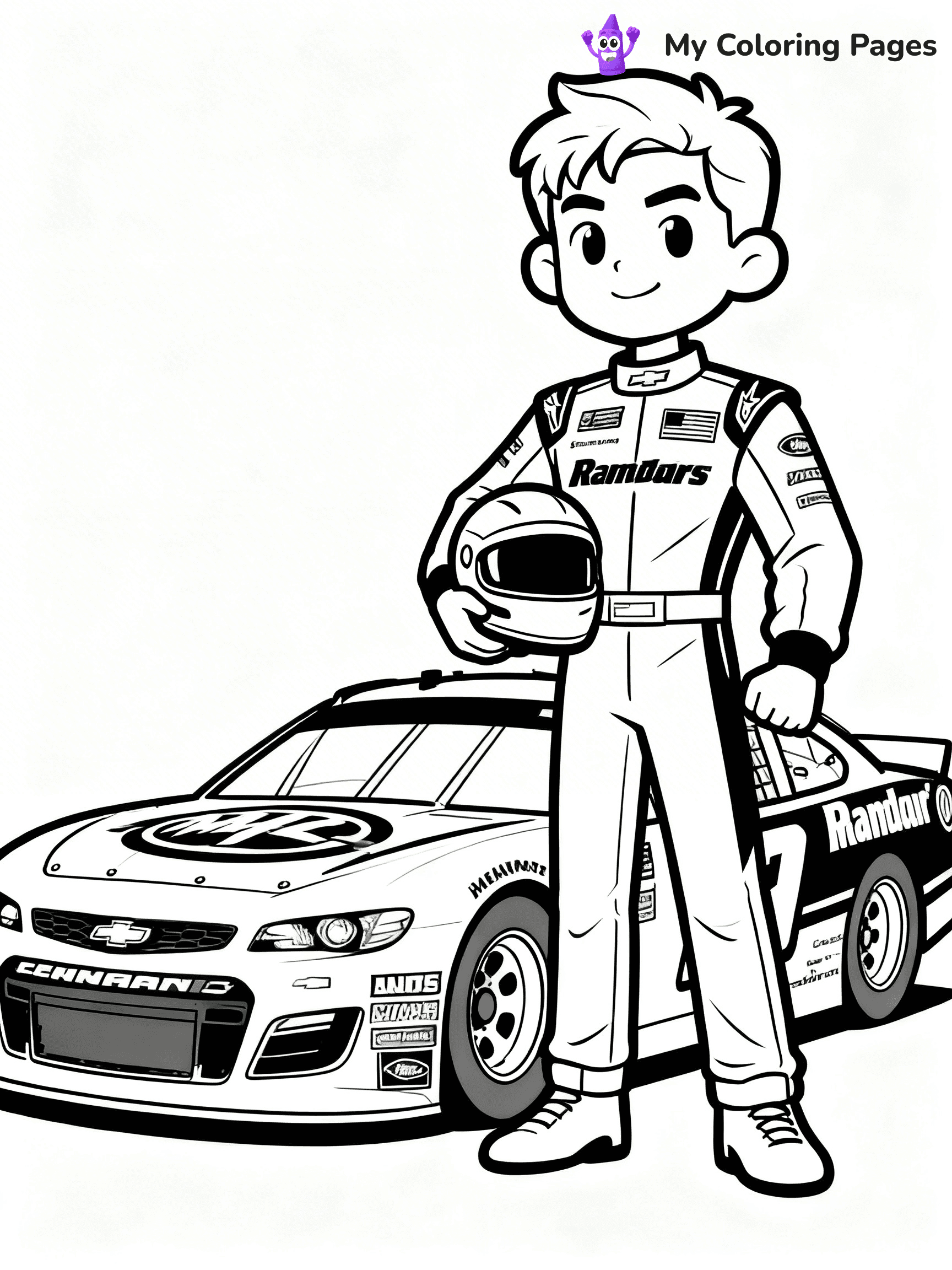 Nascar Coloring Pages - 14