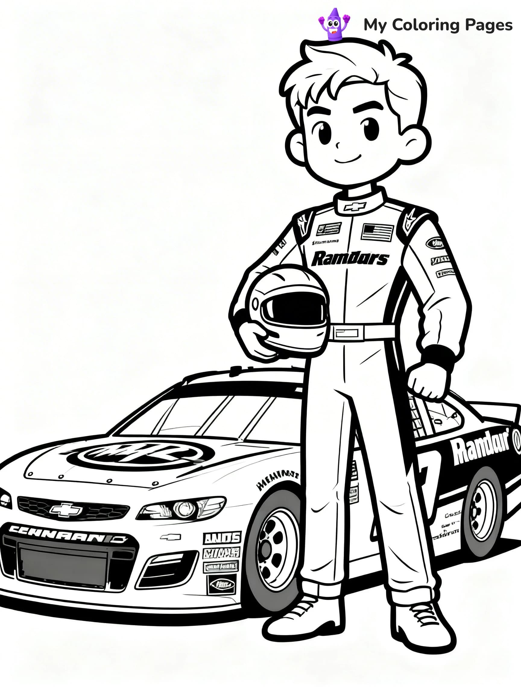 Nascar Coloring Pages - 14