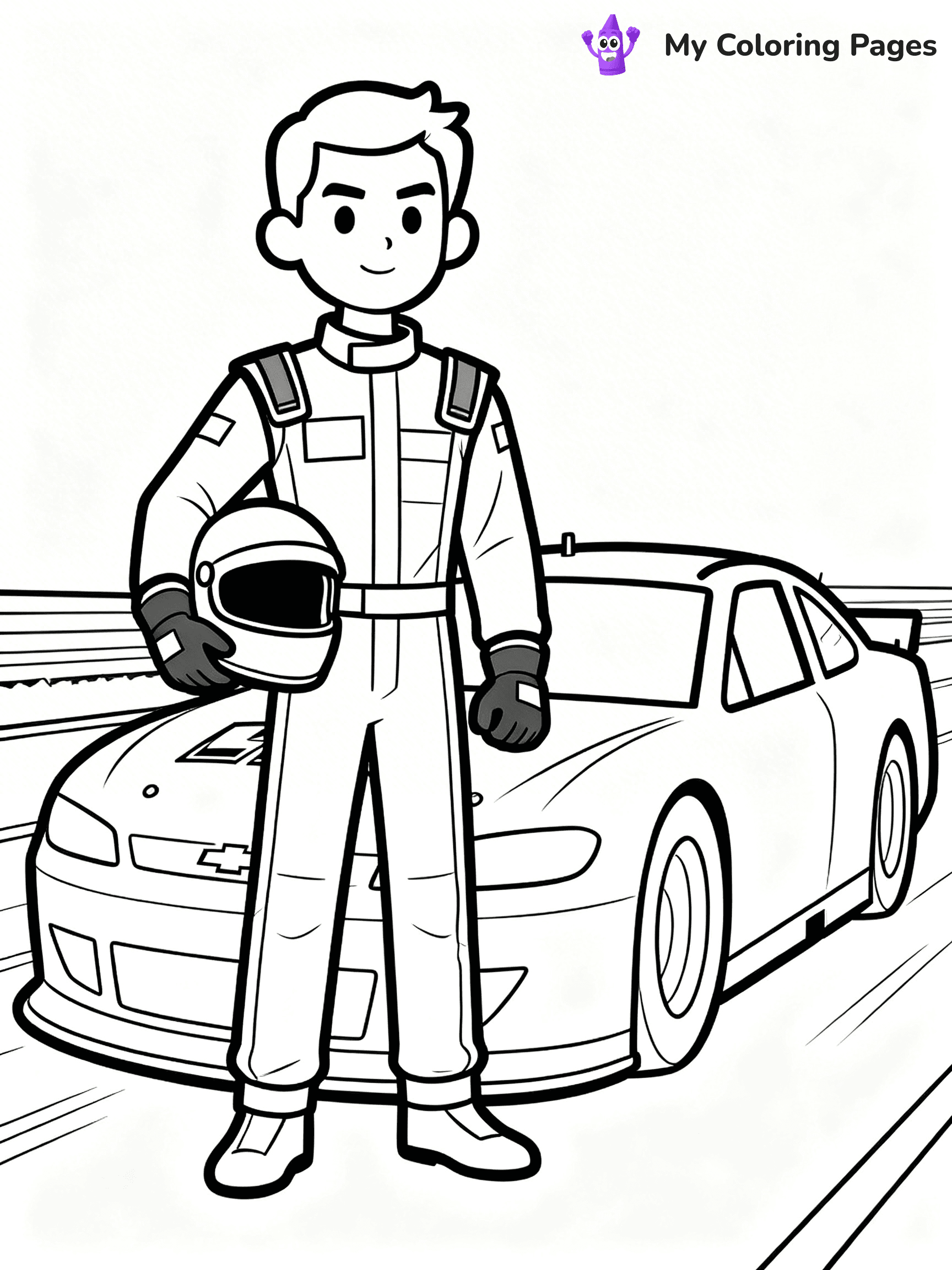 Nascar Coloring Pages - 13