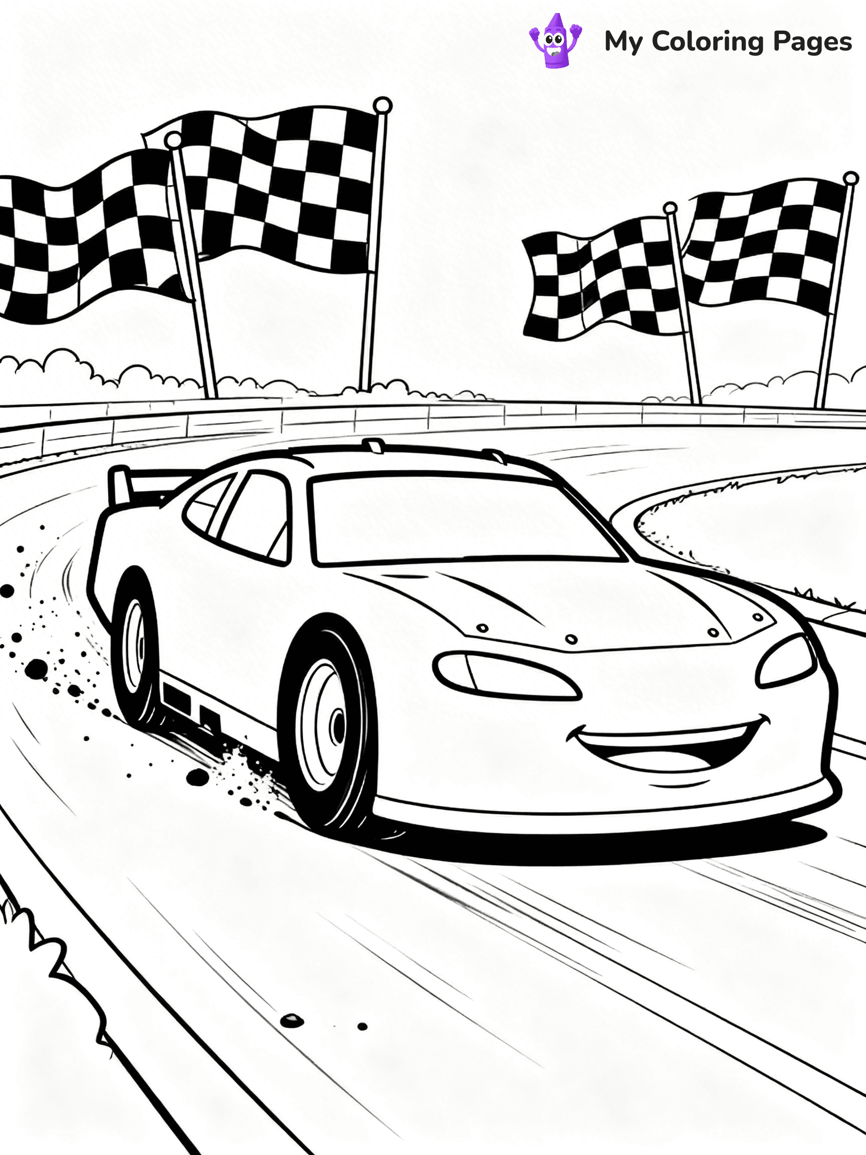 Nascar Coloring Pages - 11