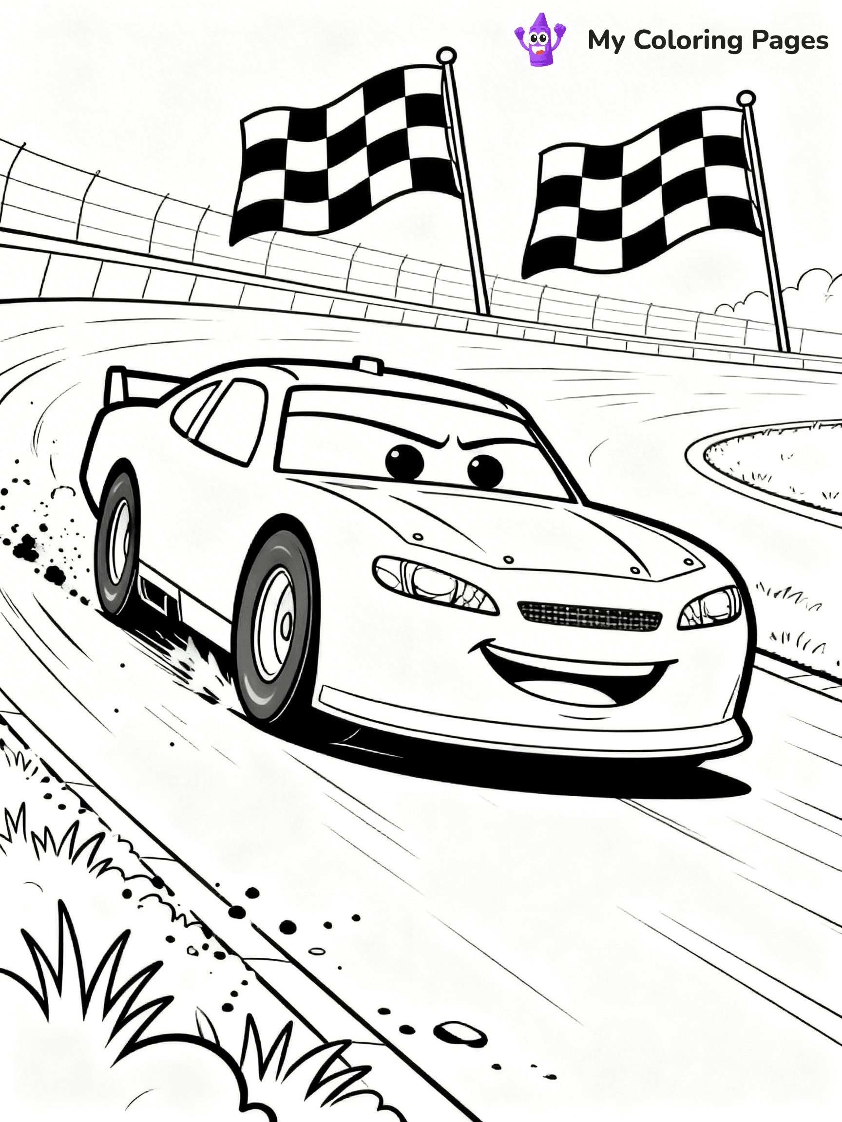 Nascar Coloring Pages - 10