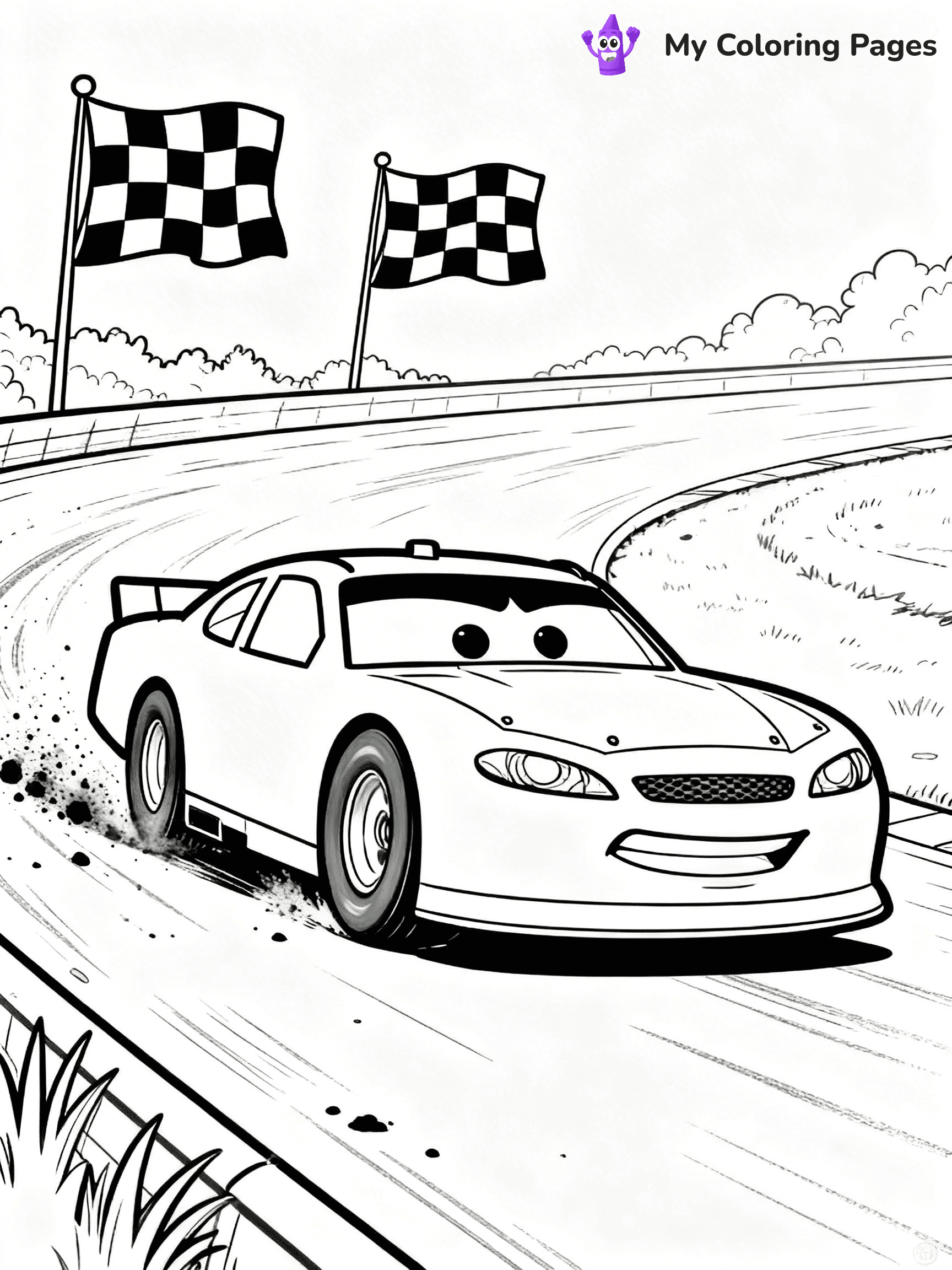 Nascar Coloring Pages - 8