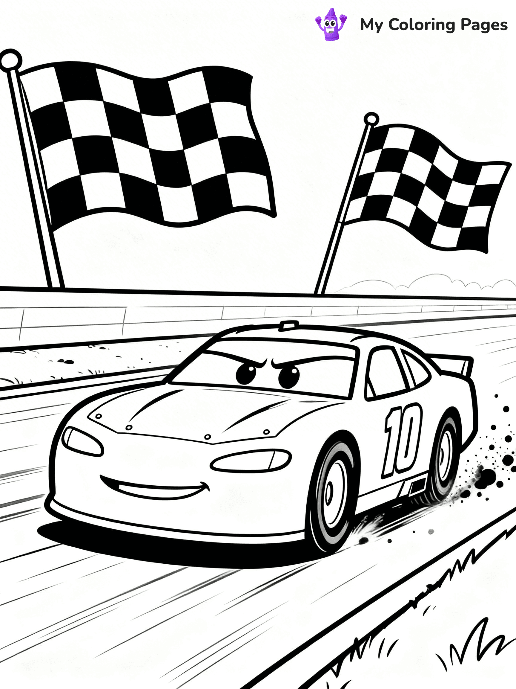 Nascar Coloring Pages - 7