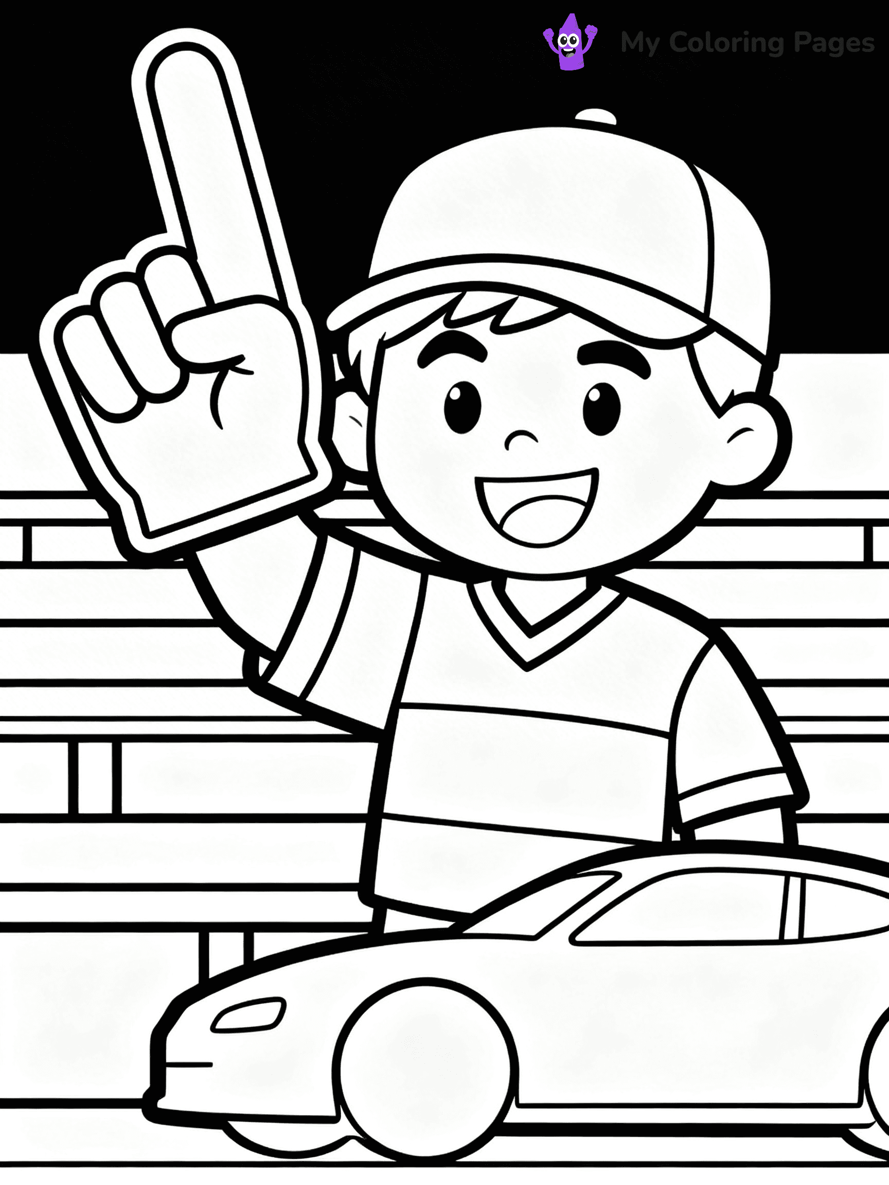 Nascar Coloring Pages - 4