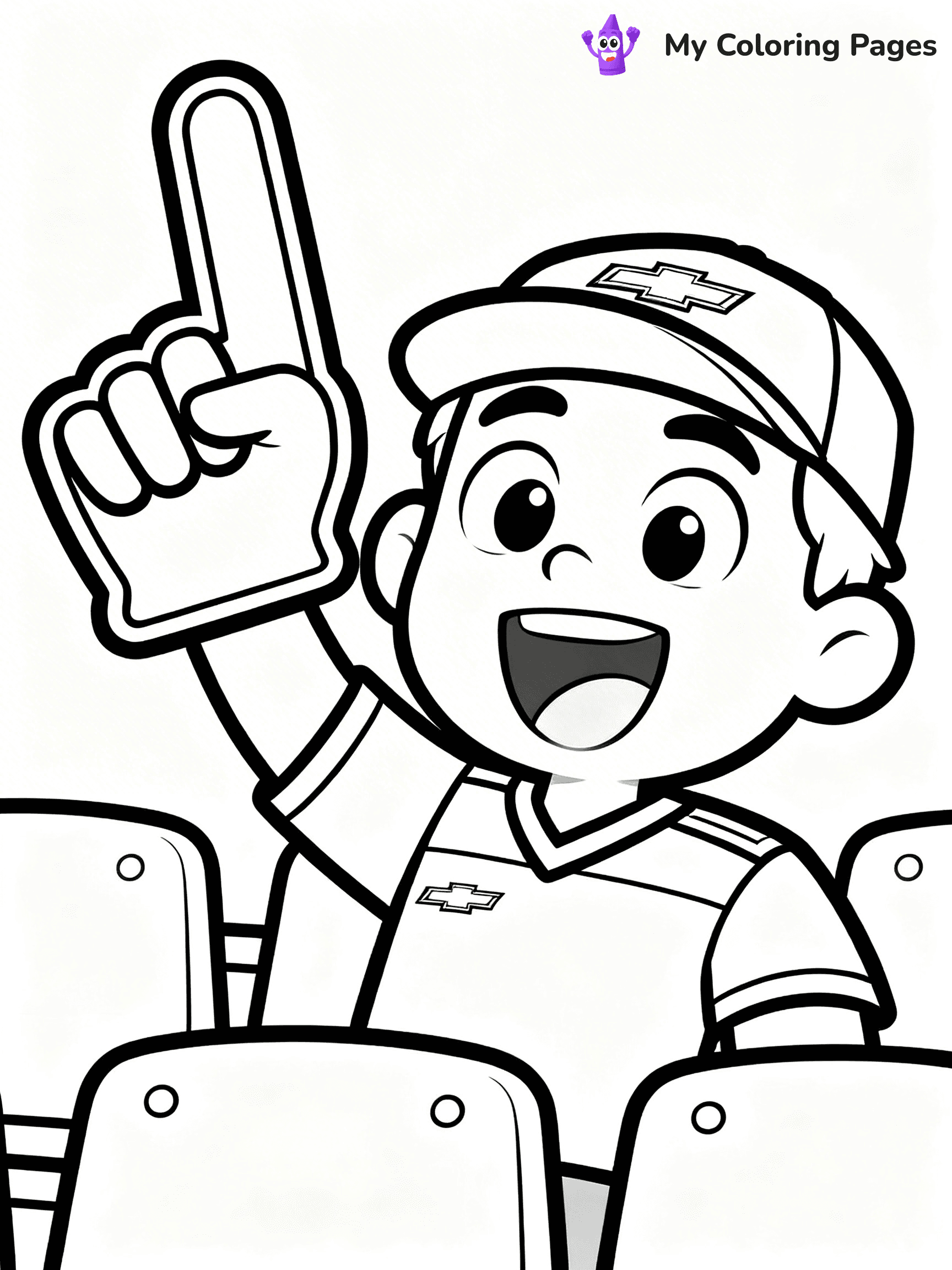 Nascar Coloring Pages - 3