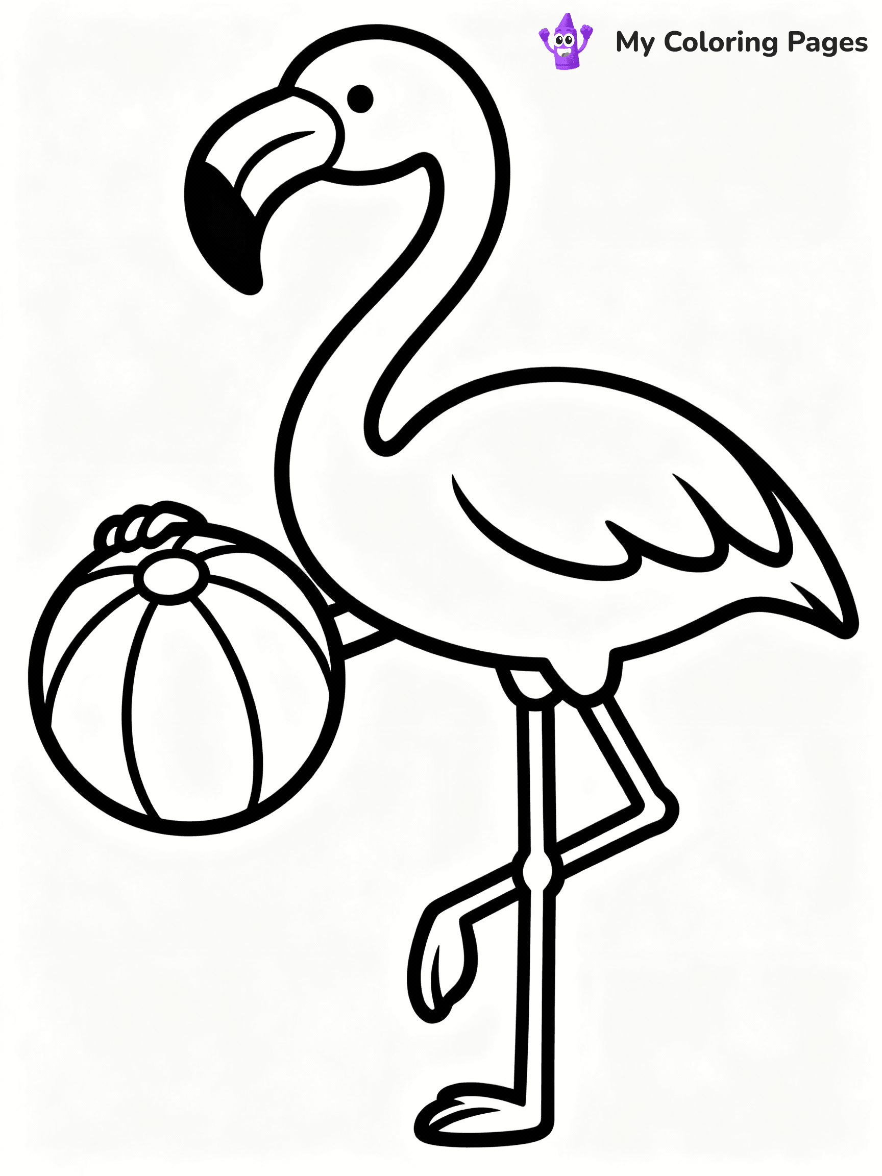 Flamingo Coloring Pages - 35