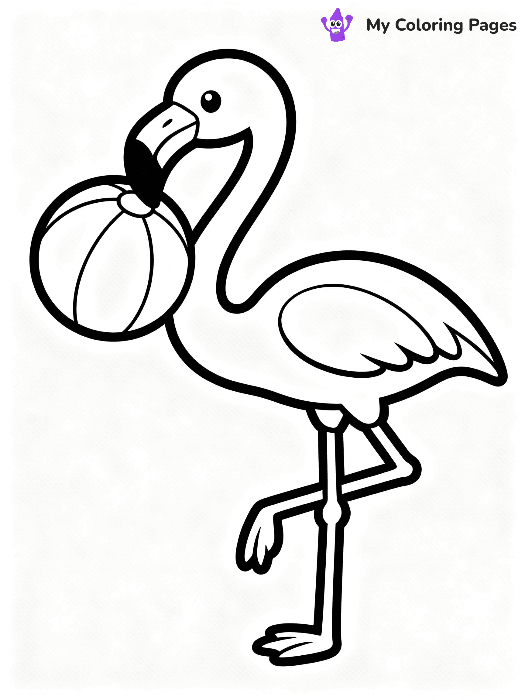 Flamingo Coloring Pages - 33