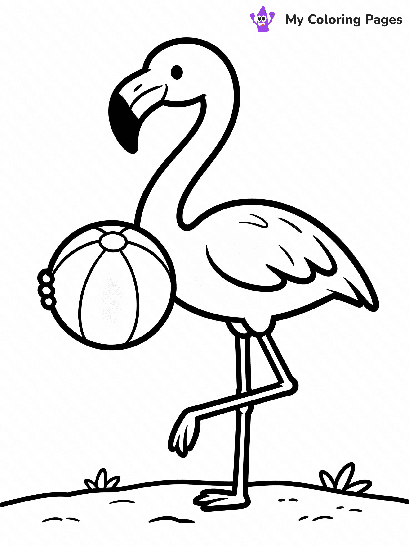 Flamingo Coloring Pages - 31
