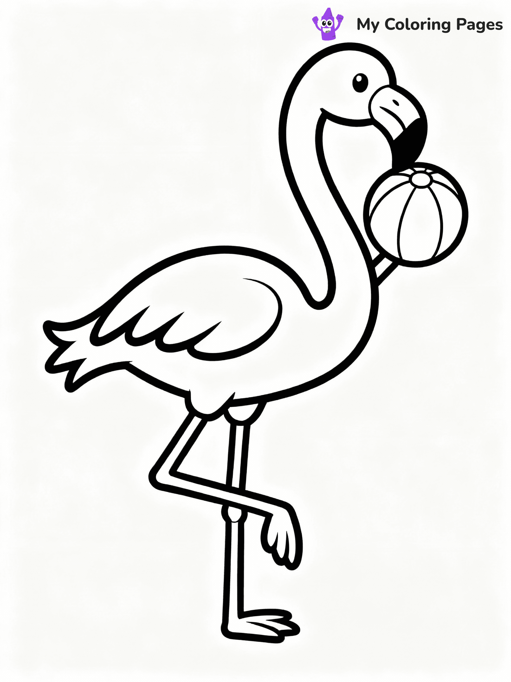 Flamingo Coloring Pages - 29