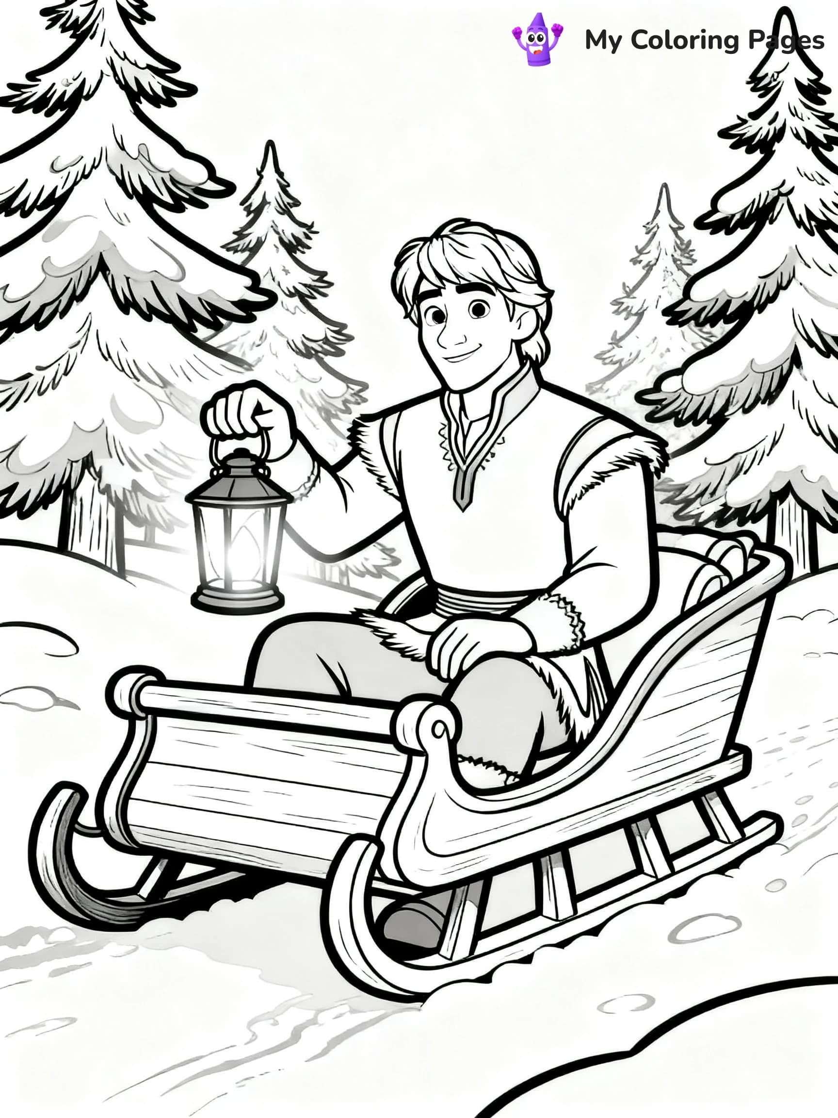 Elsa Castle Coloring Pages - 7