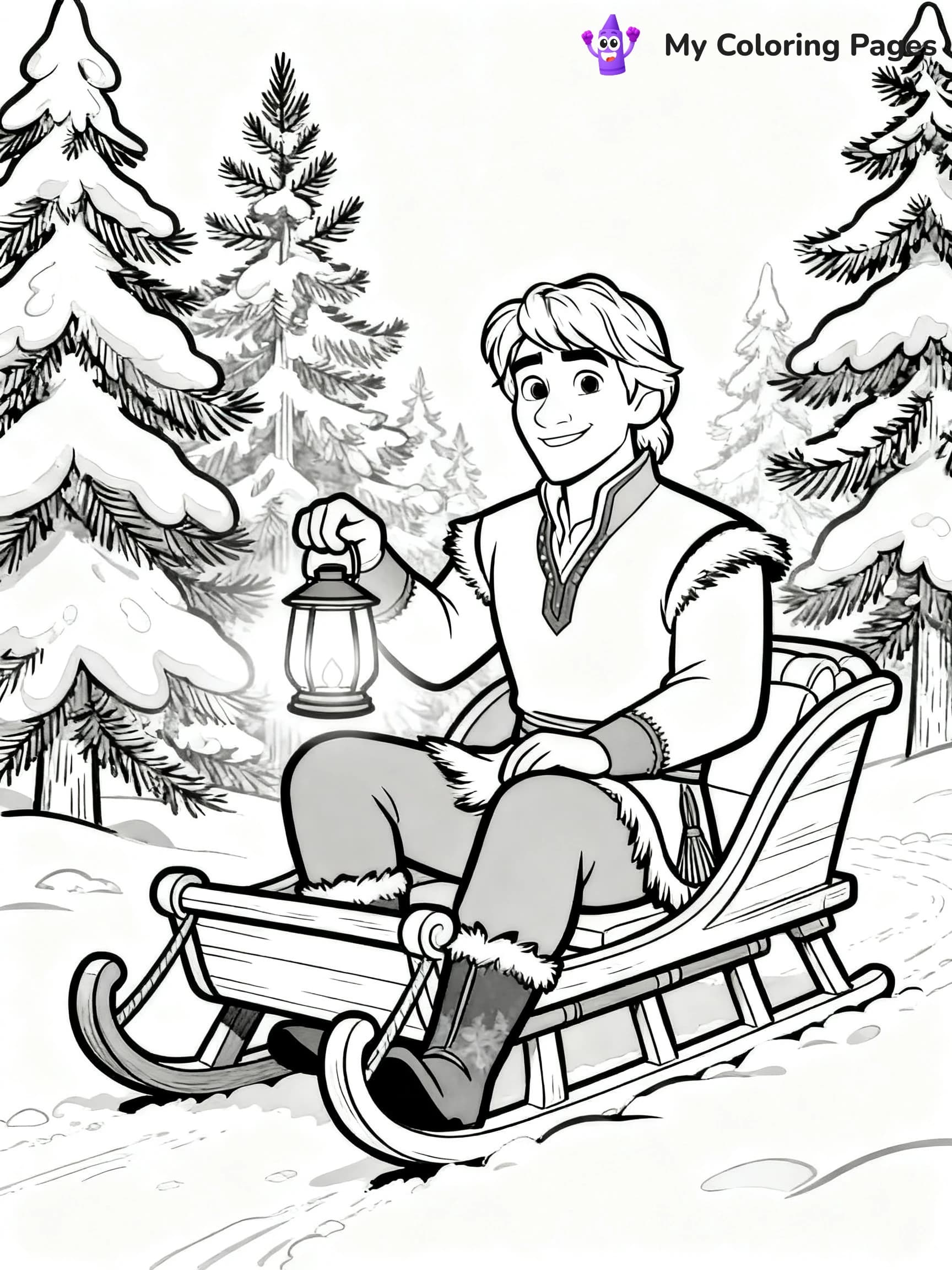 Elsa Castle Coloring Pages - 6