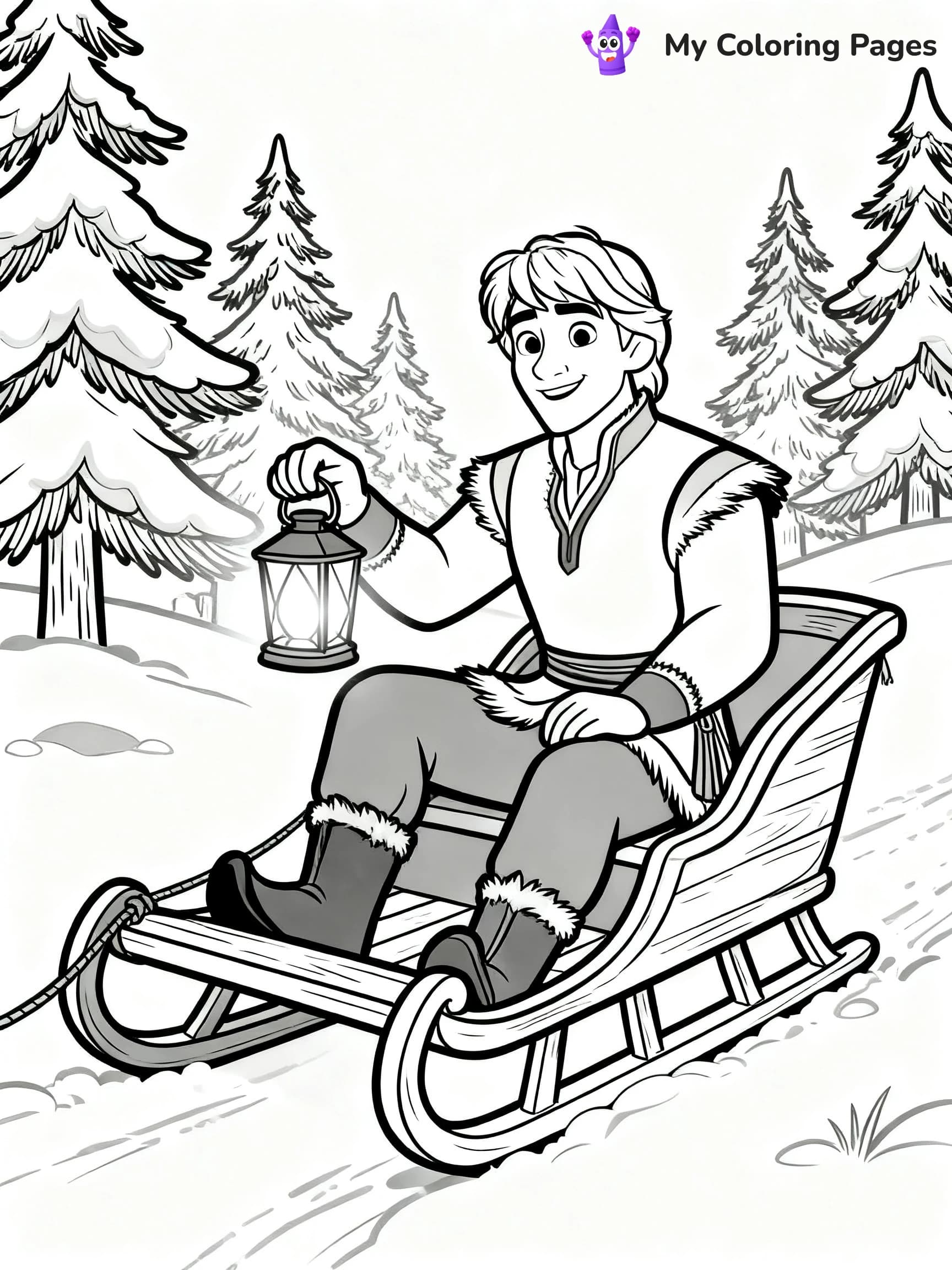 Elsa Castle Coloring Pages - 5