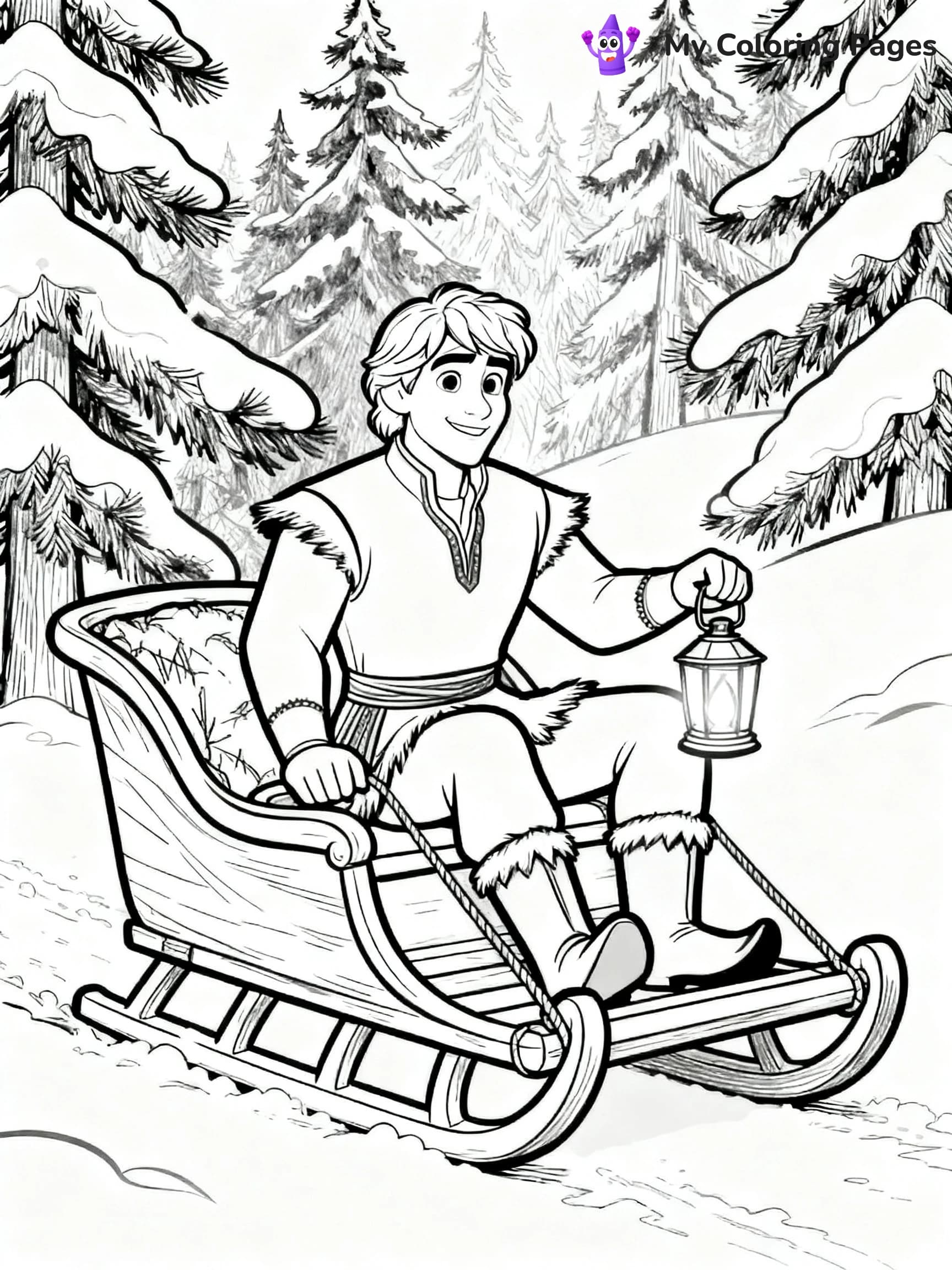 Elsa Castle Coloring Pages - 4