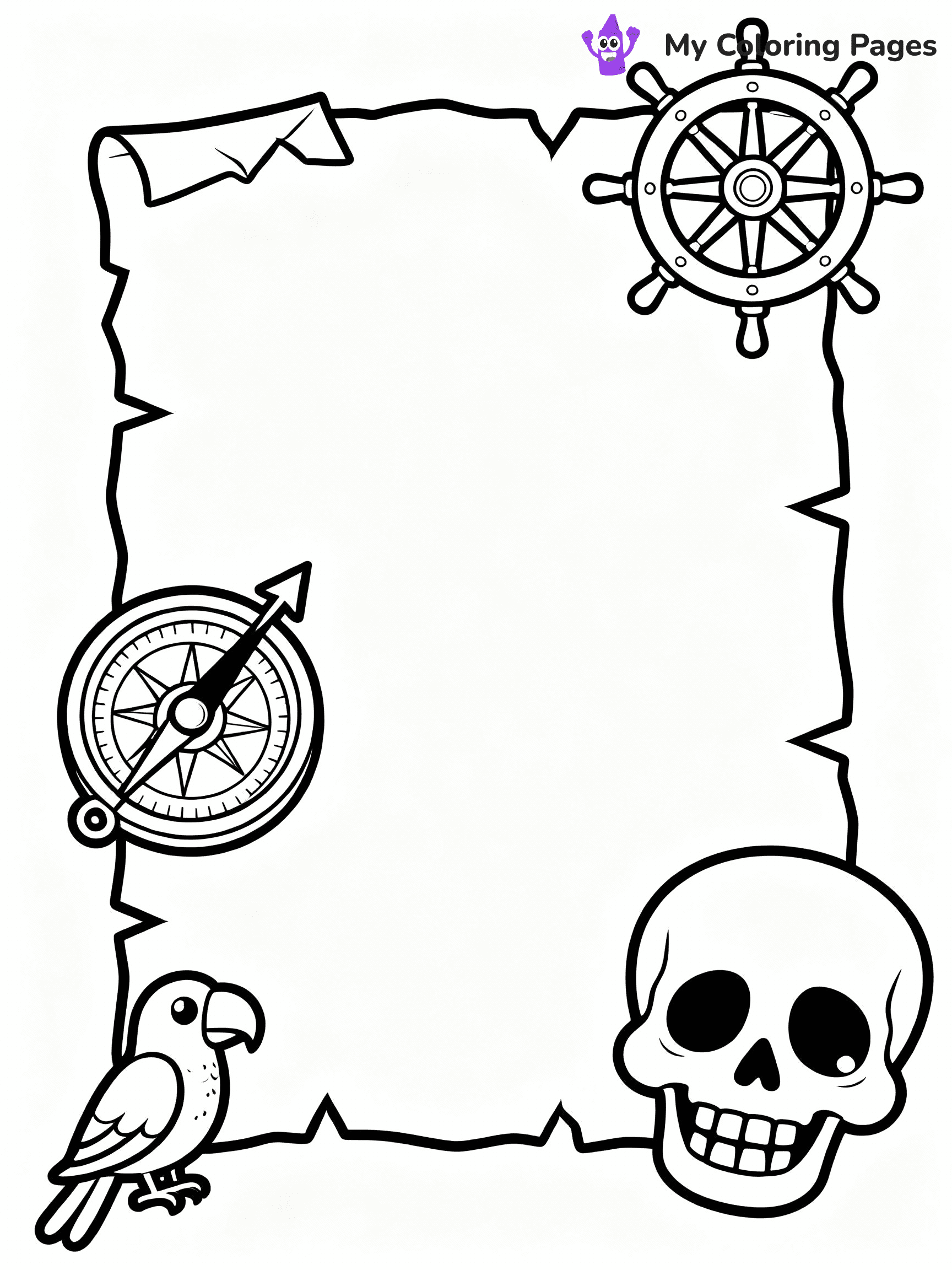 Pirate Coloring Pages - 36