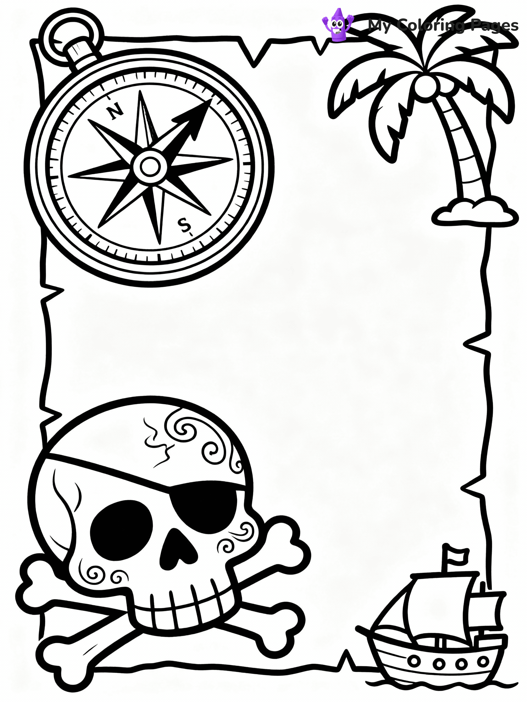 Pirate Coloring Pages - 34