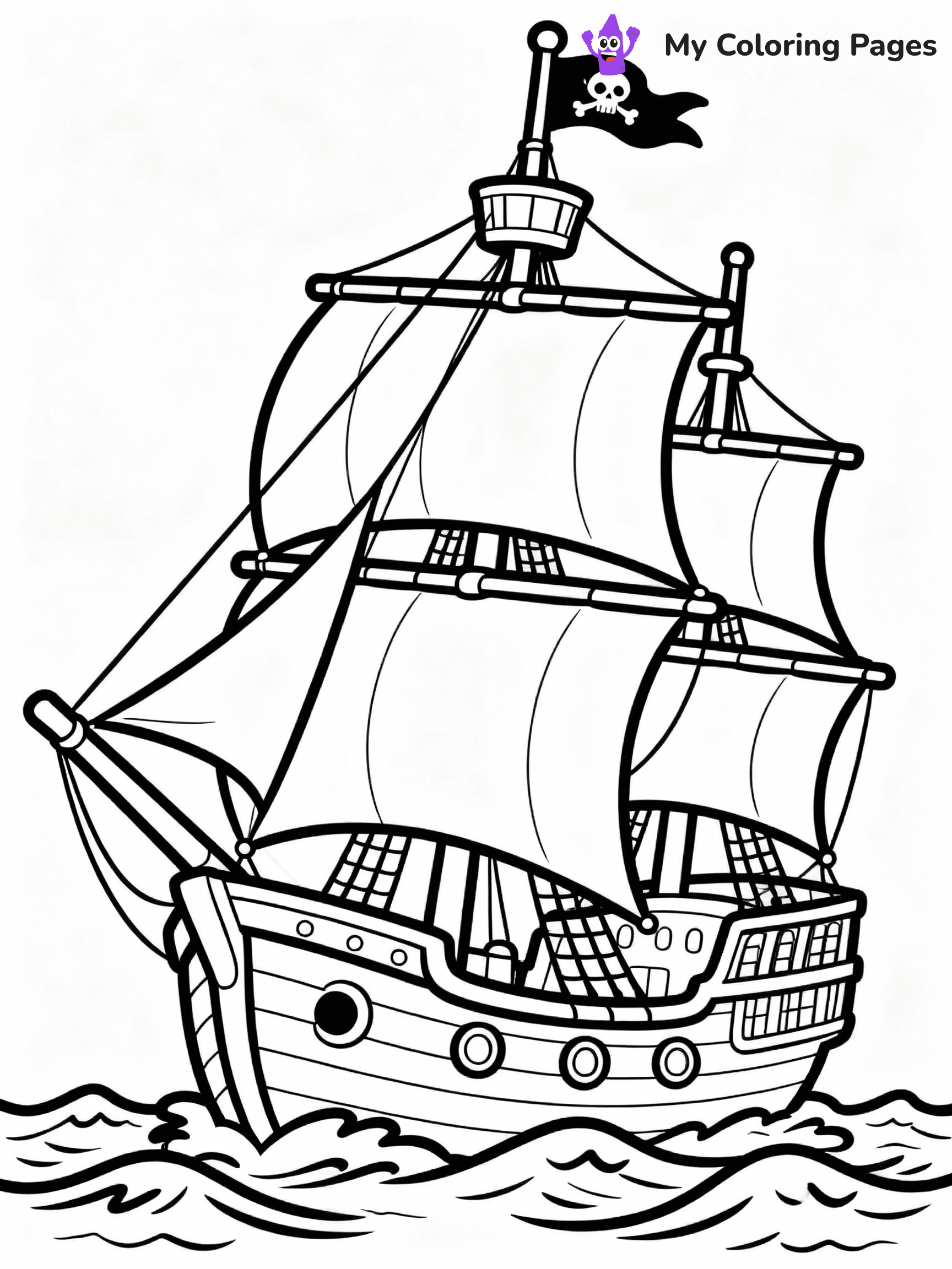 Pirate Coloring Pages - 29