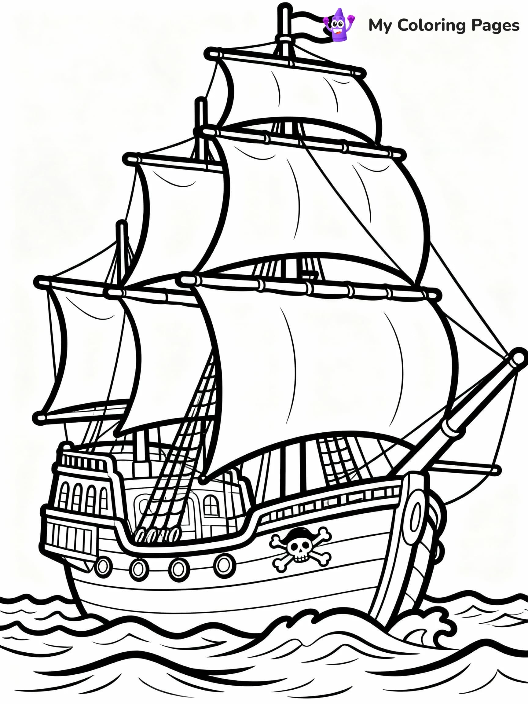 Pirate Coloring Pages - 23