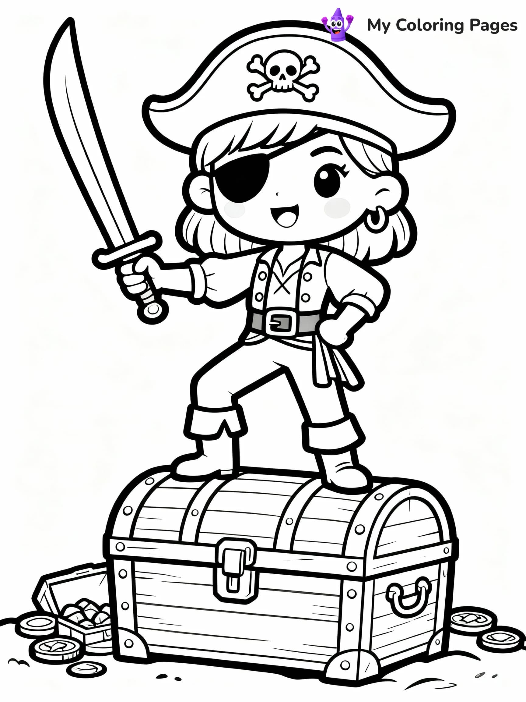 Pirate Coloring Pages - 21