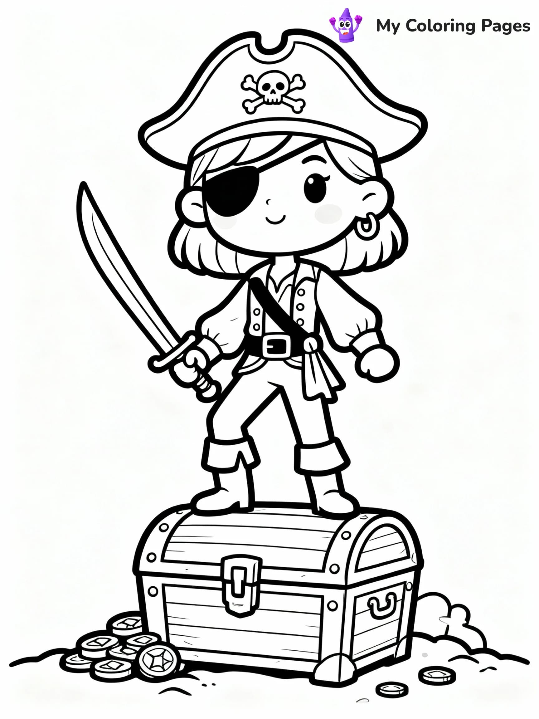 Pirate Coloring Pages - 19