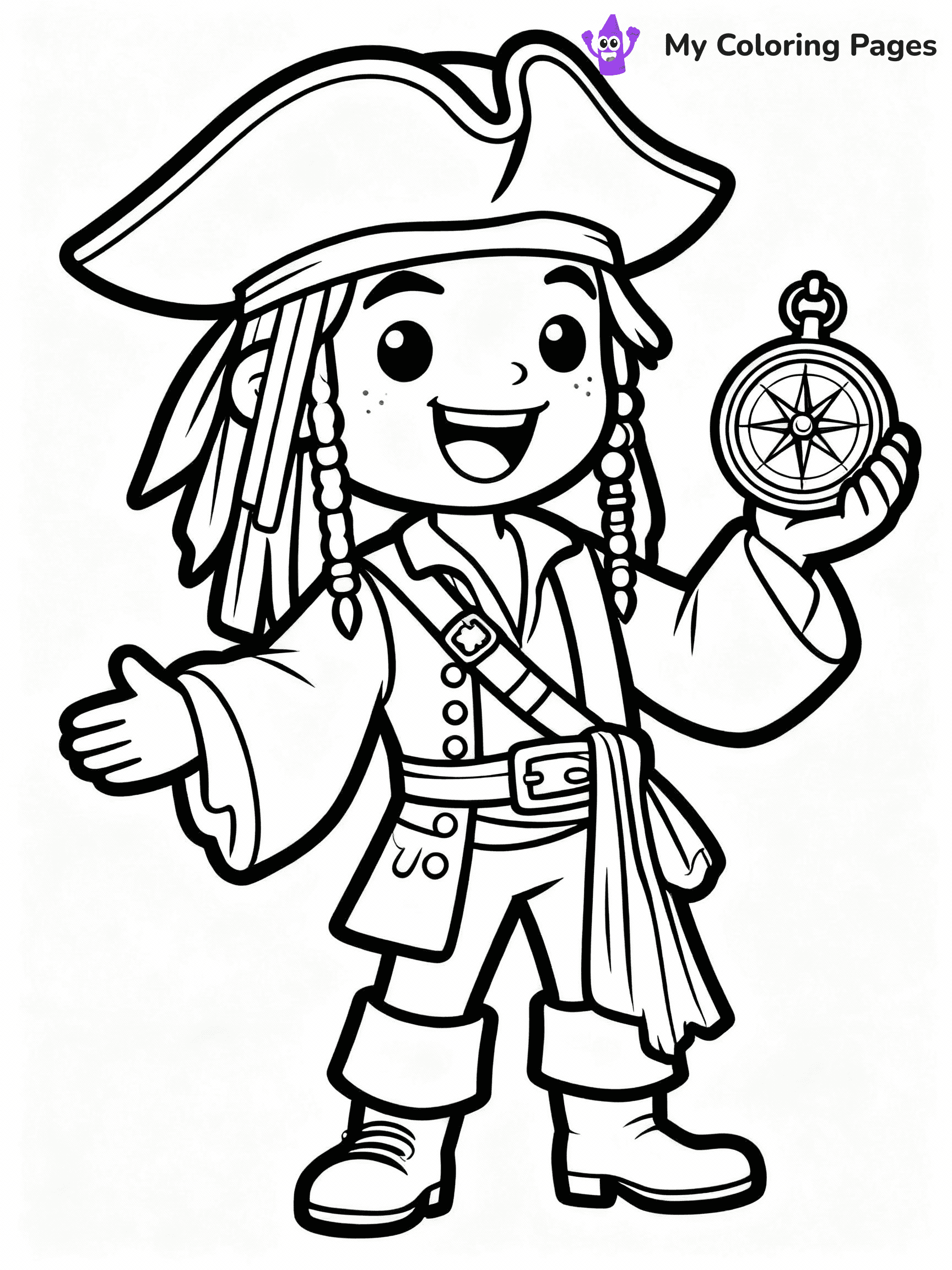 Pirate Coloring Pages - 12