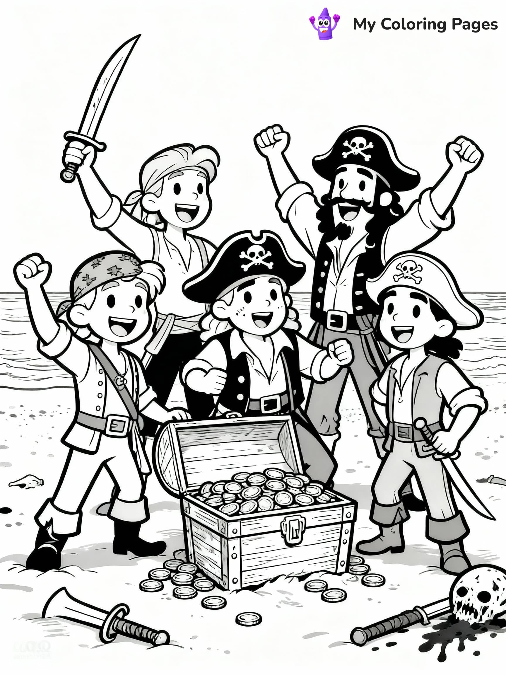 Pirate Coloring Pages - 4