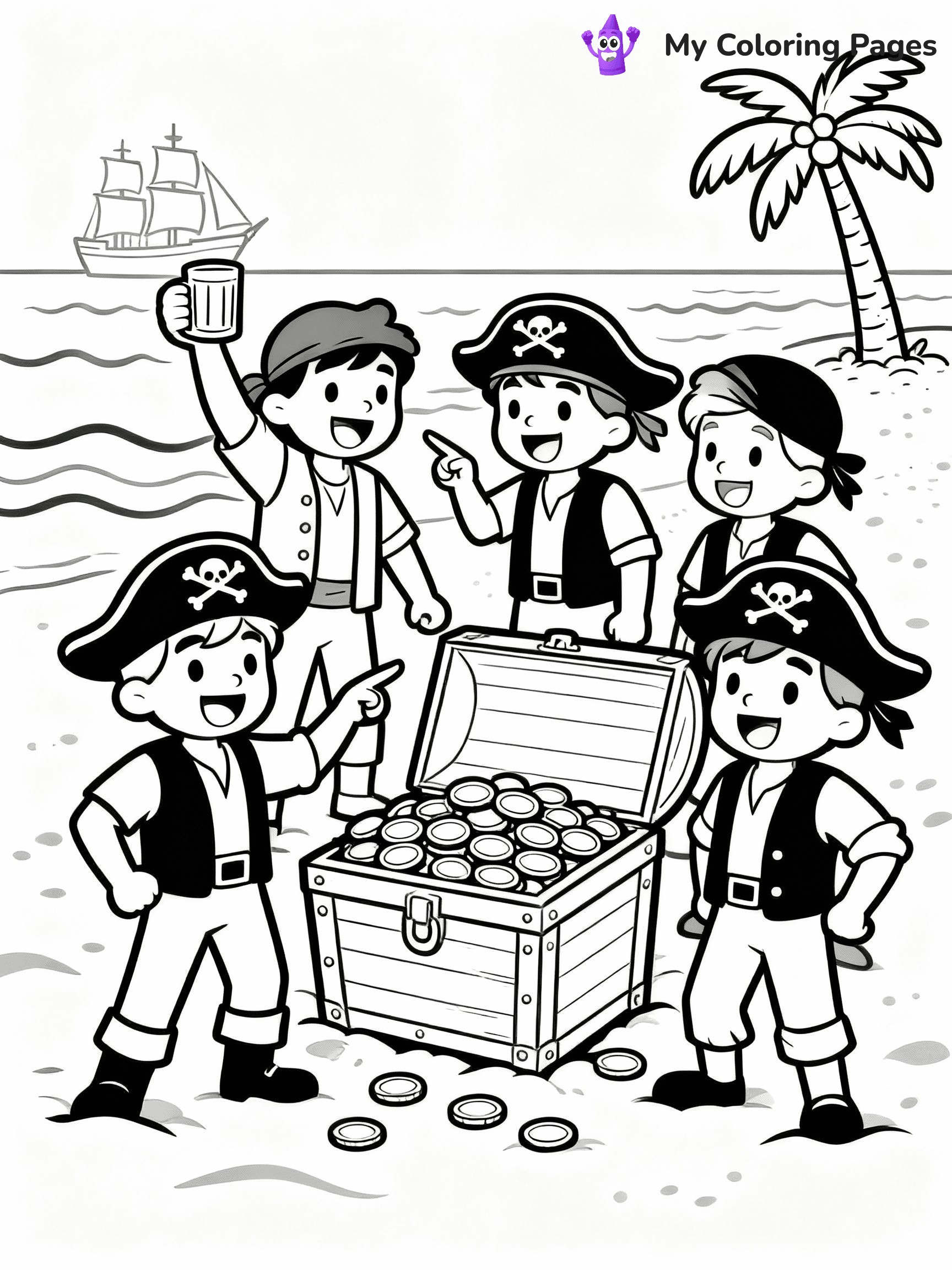 Pirate Coloring Pages - 3