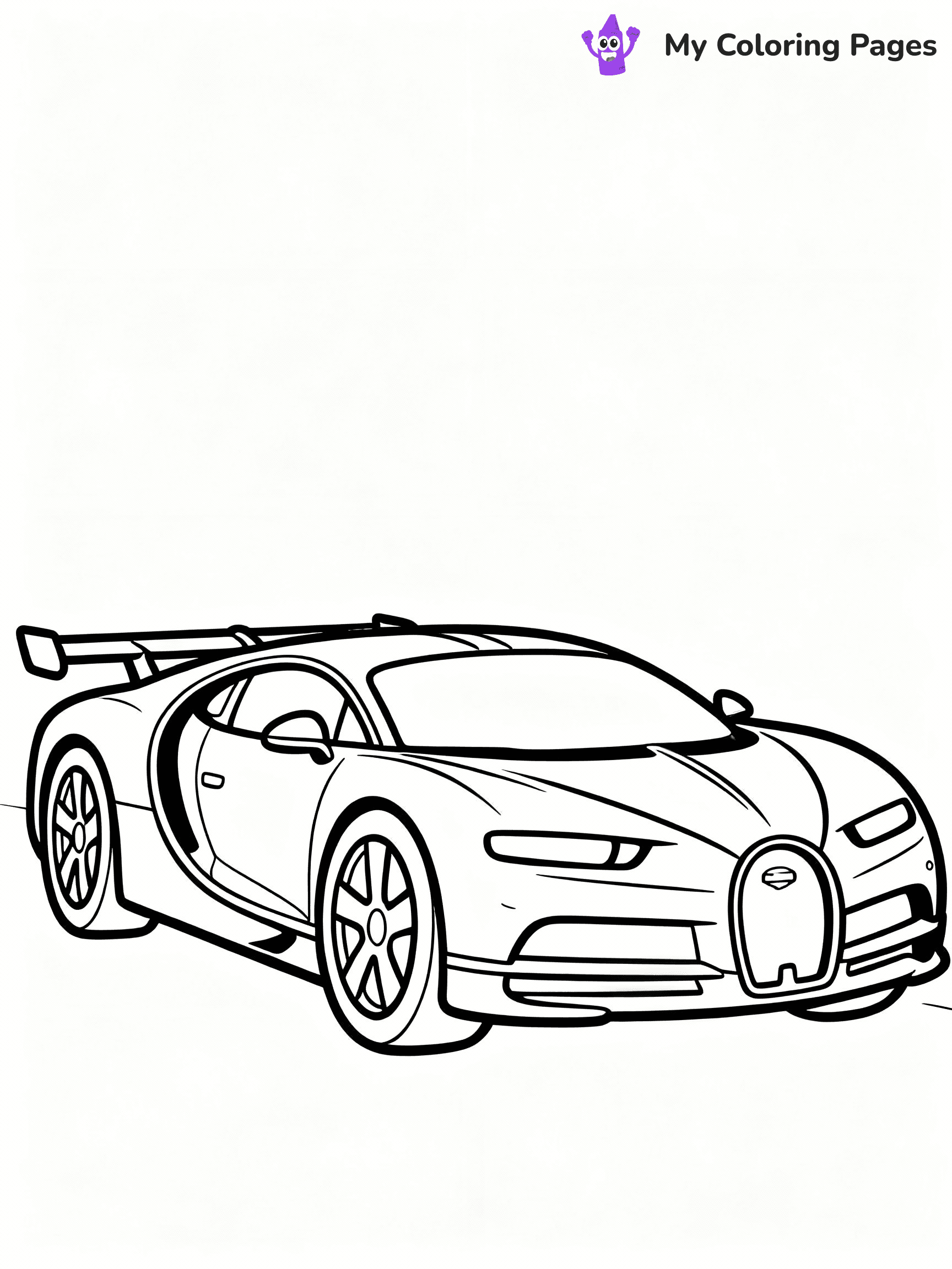 Bugatti Coloring Pages - 24