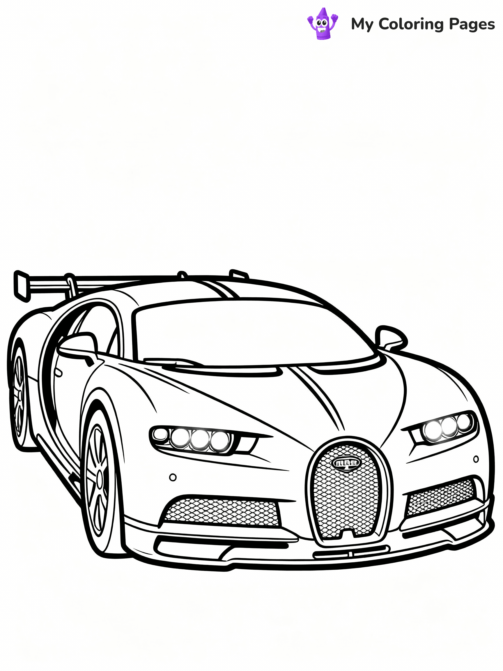 Bugatti Coloring Pages - 22