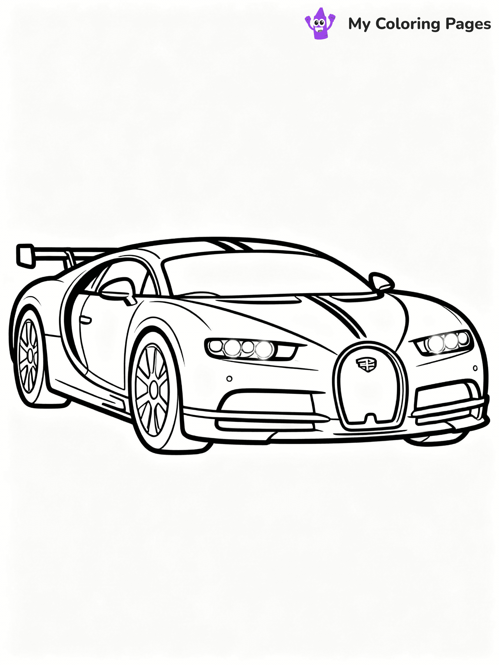 Bugatti Coloring Pages - 21